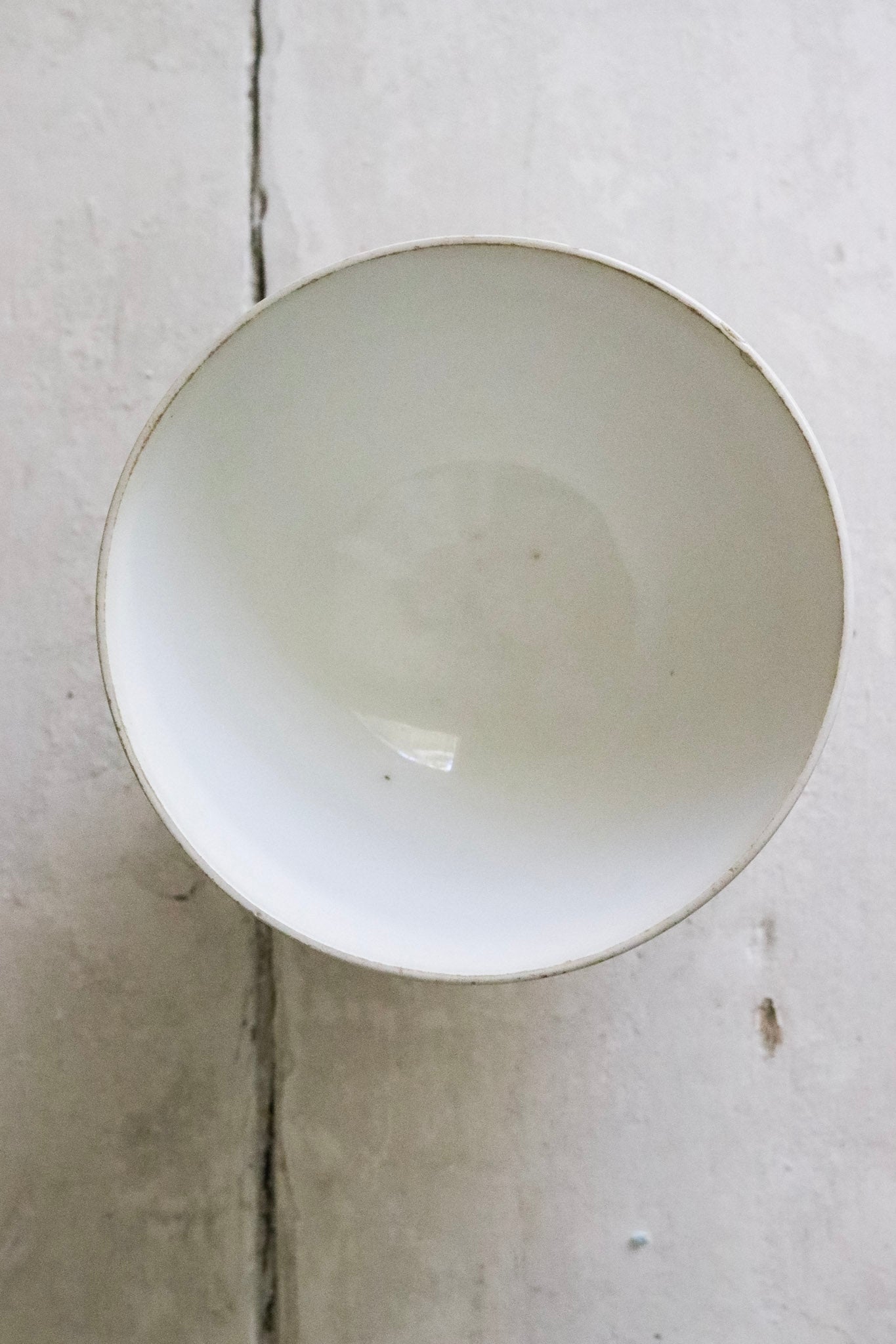 Antique French Ironstone Café Bowl