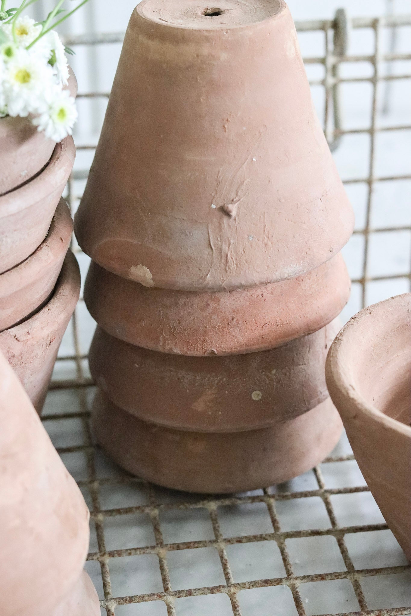 New Old Stock French Pots - Set of Two