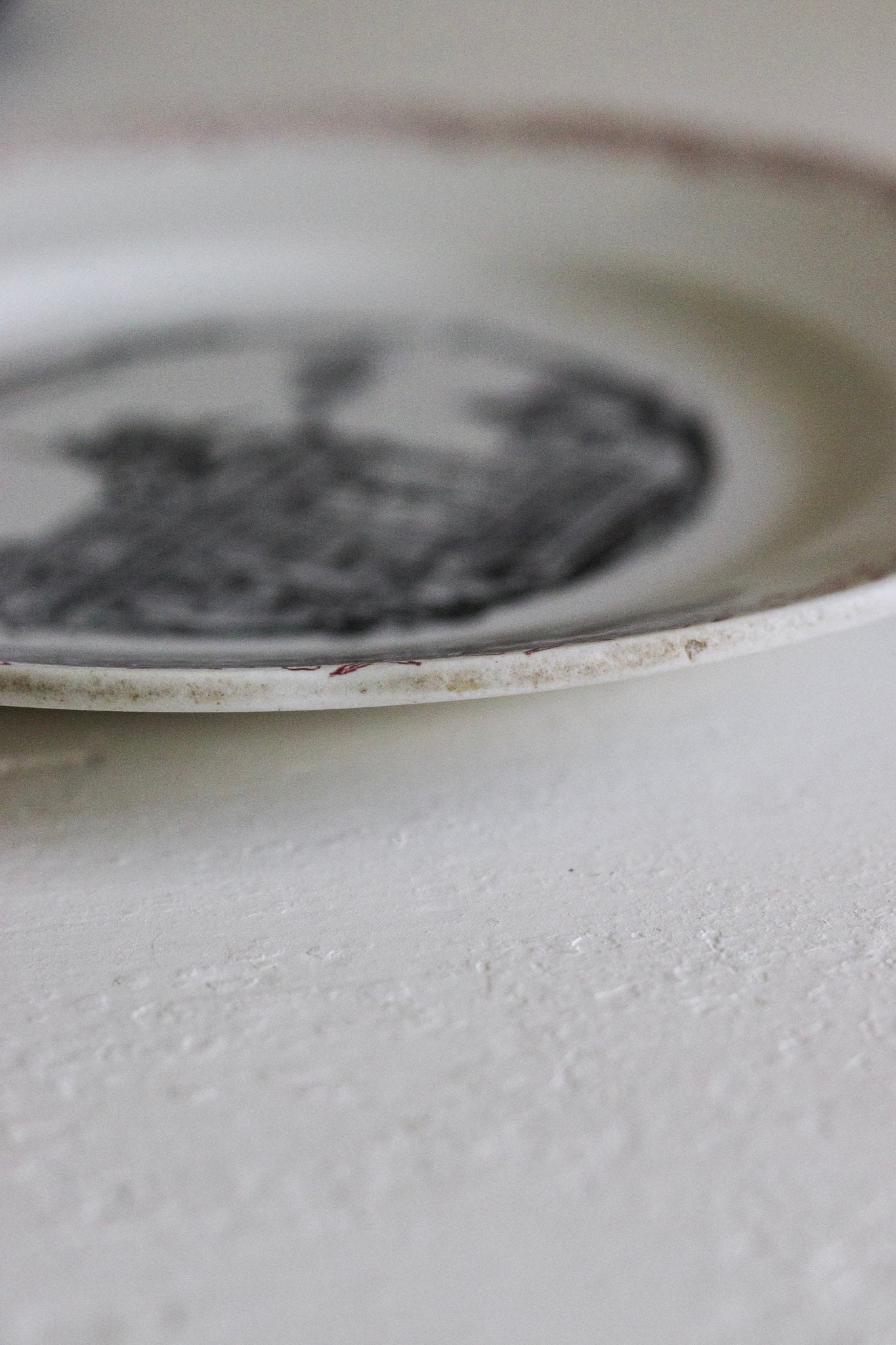 Antique French Transferware Plate - Clermont-Ferrand