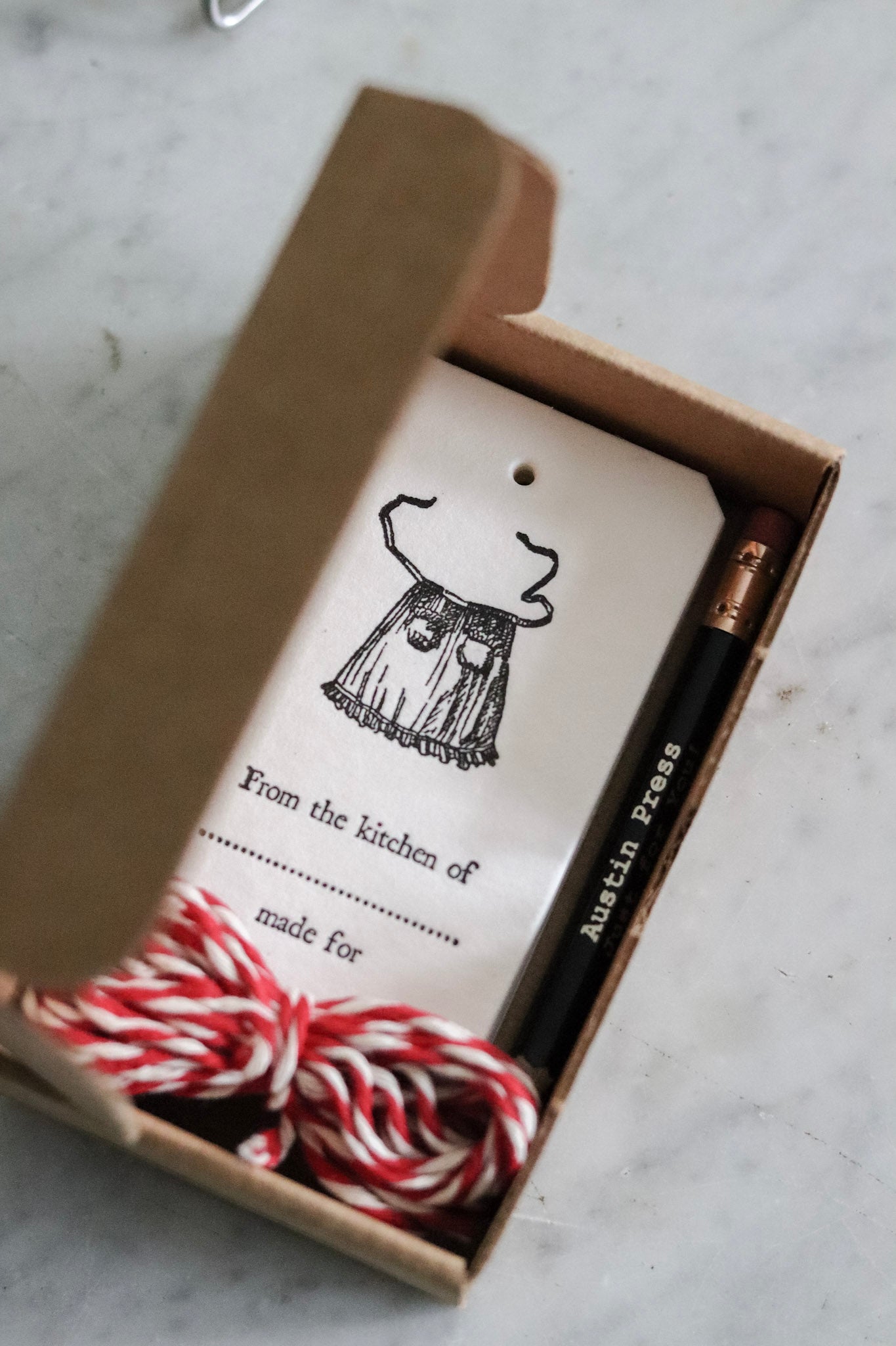 Letterpress Kitchen Tag Set