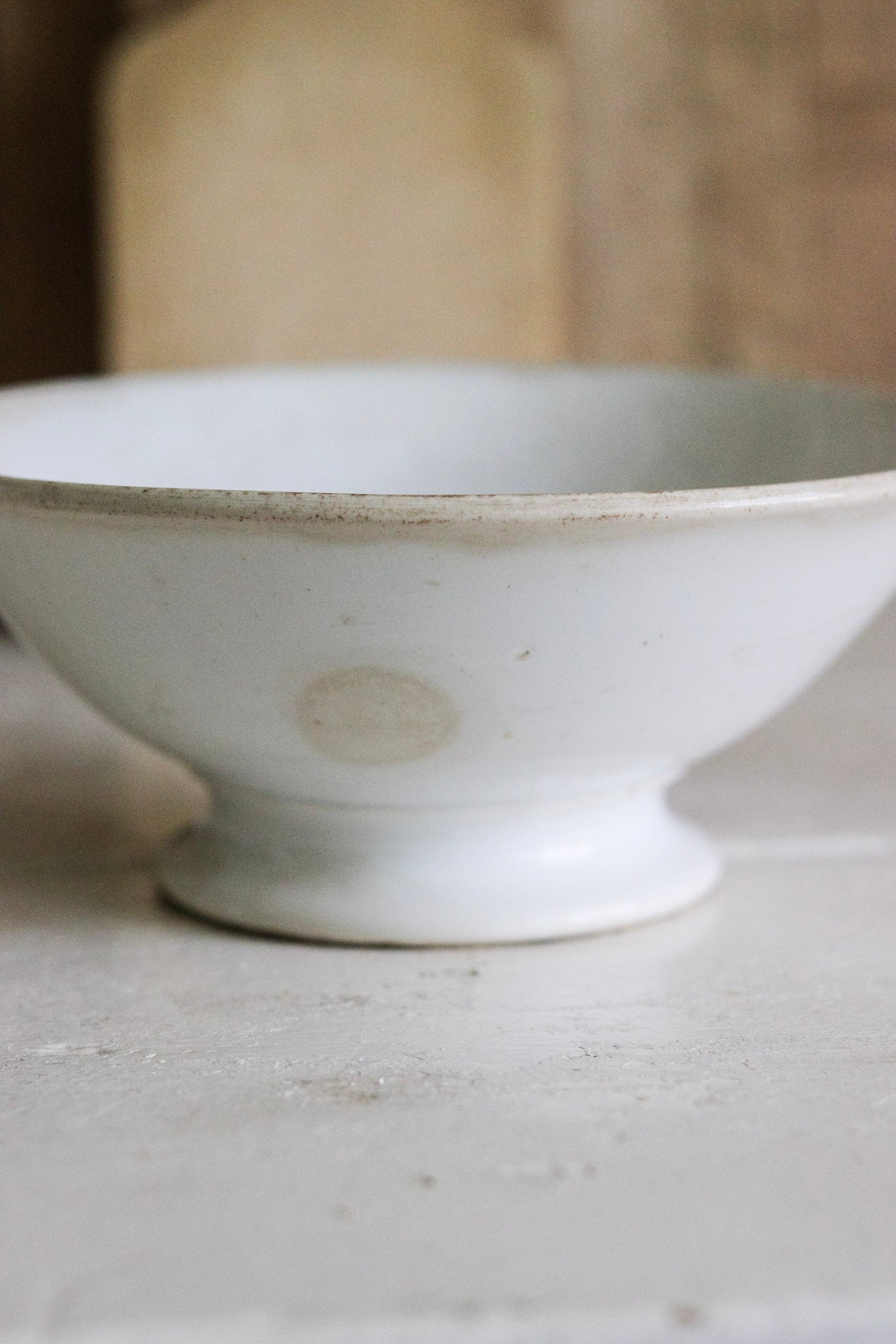 Antique French Bowl with Pestle