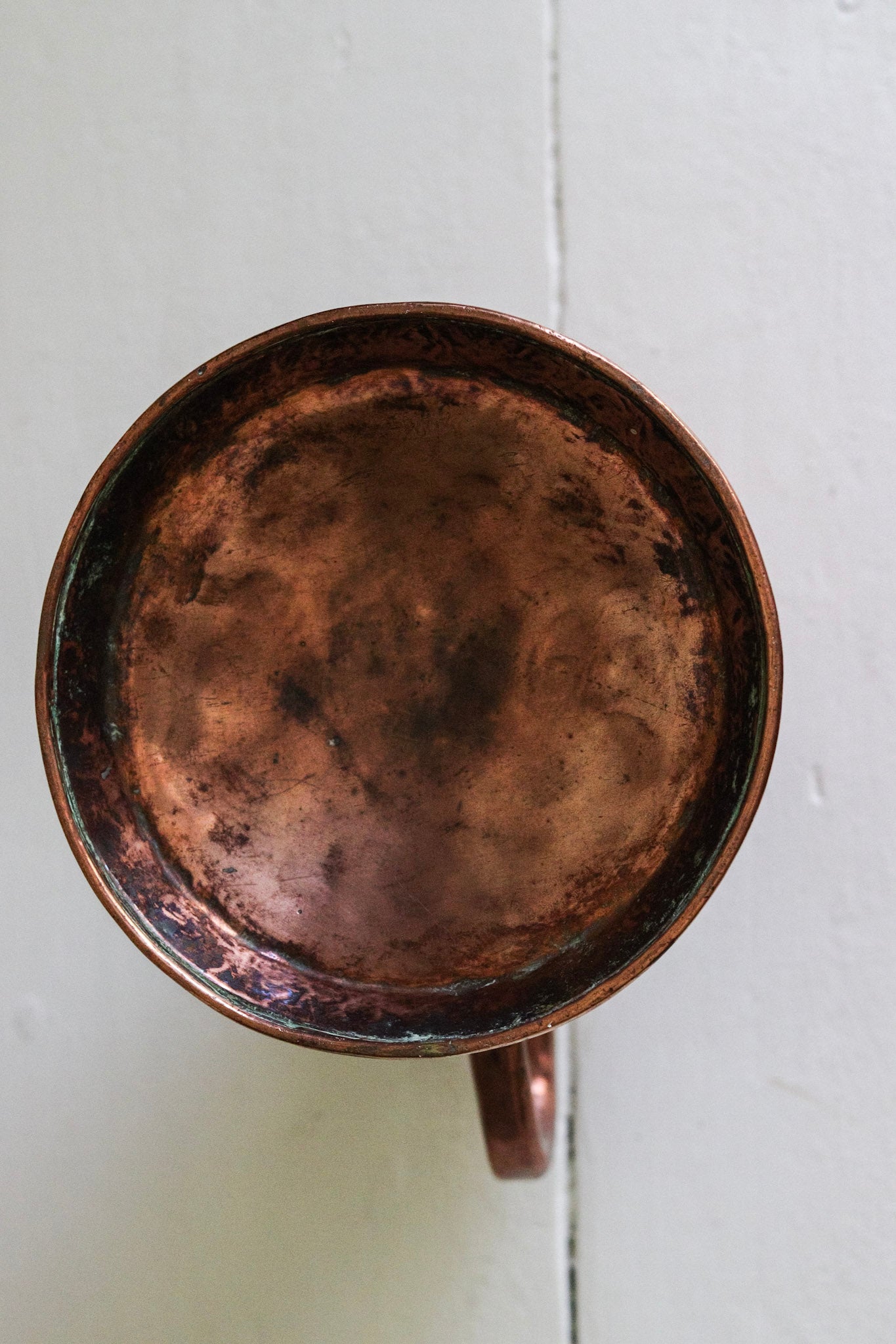 Antique English Copper Half Gallon Measuring Jug
