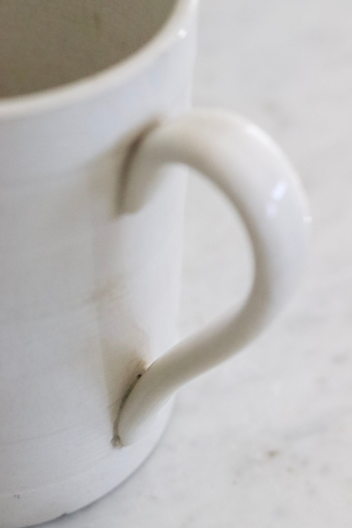 Antique French Banded Pitcher