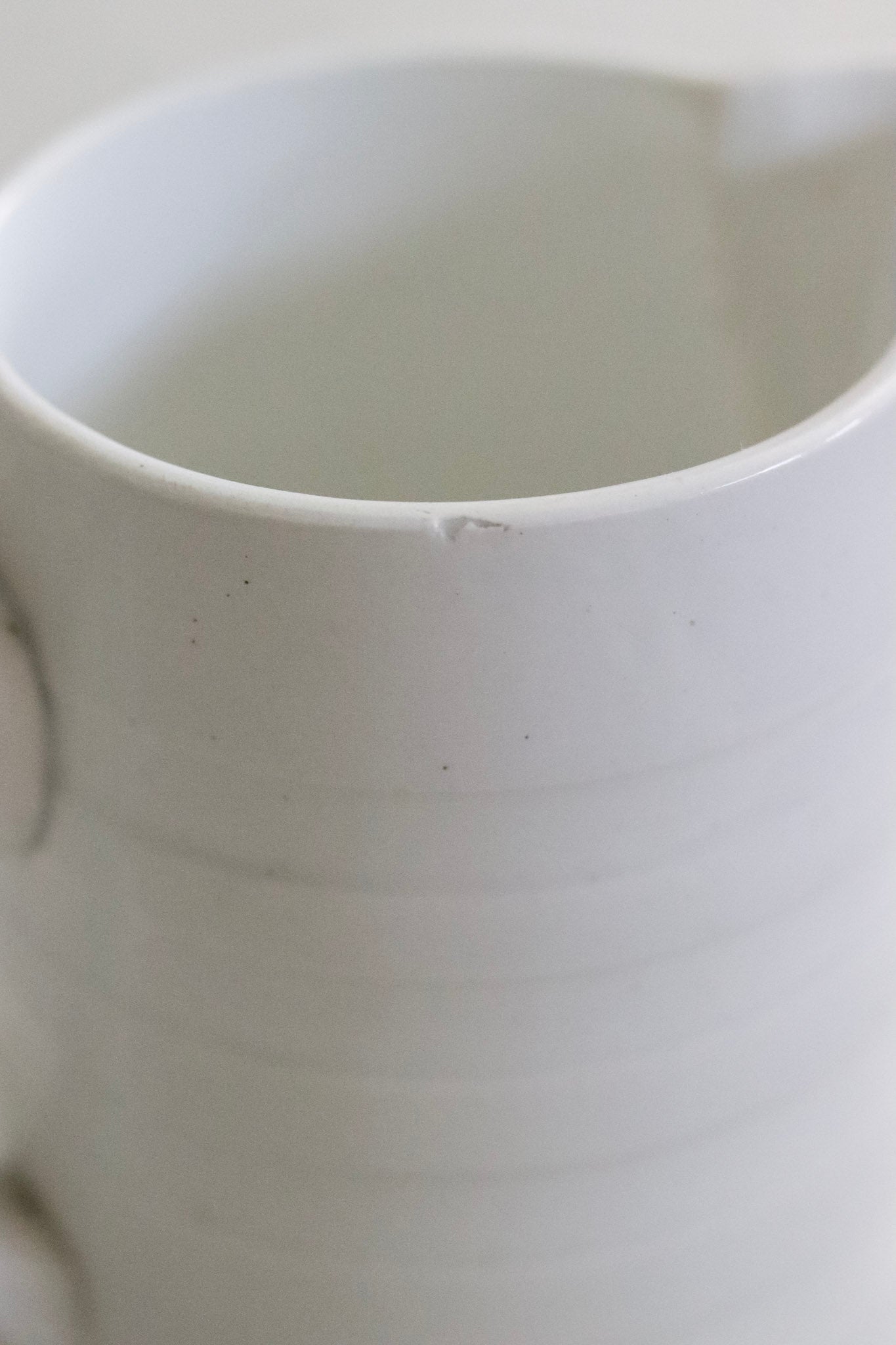 Vintage French Banded Pitcher