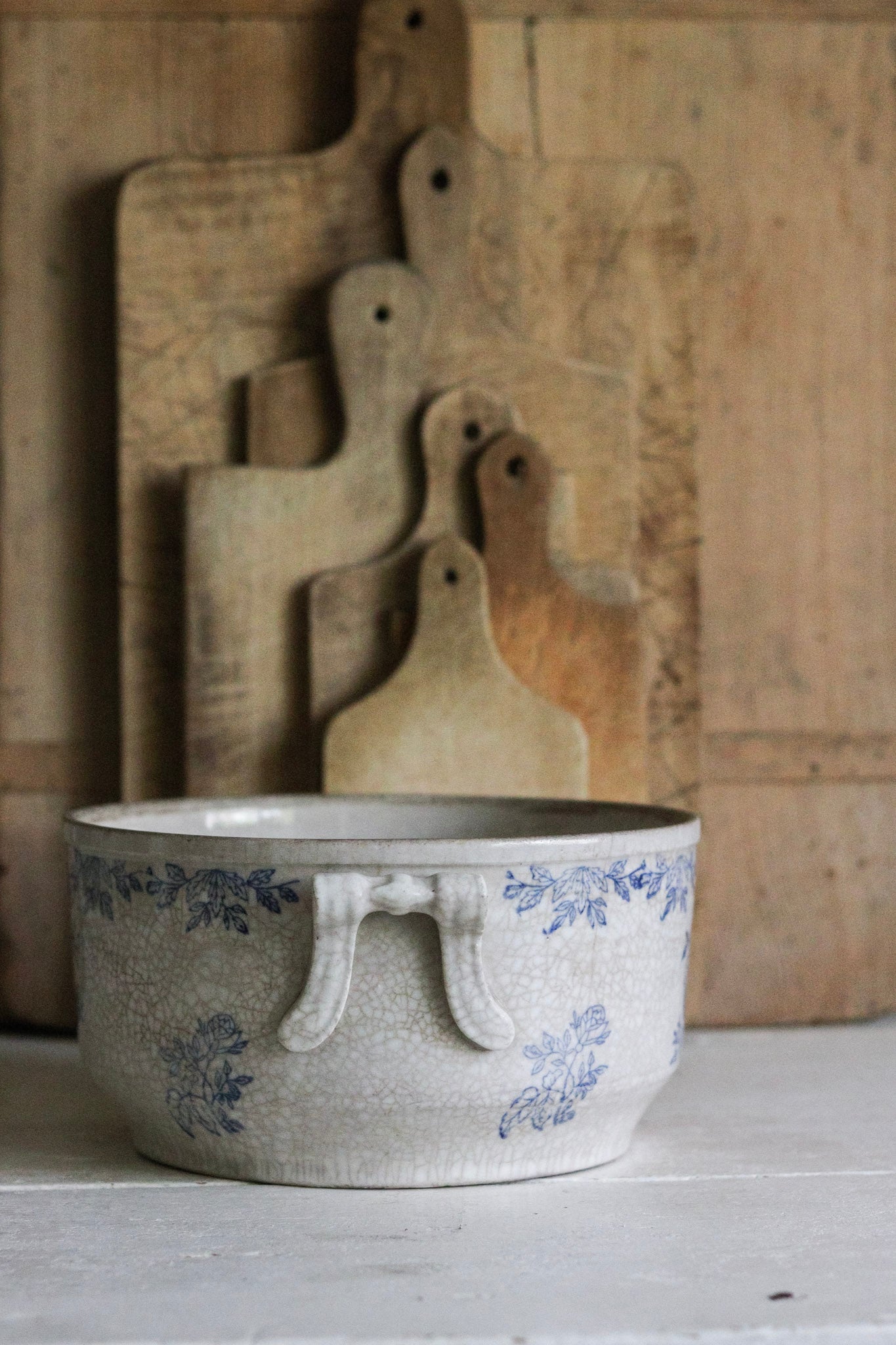 Large Vintage French Saint Uze Style Tureen