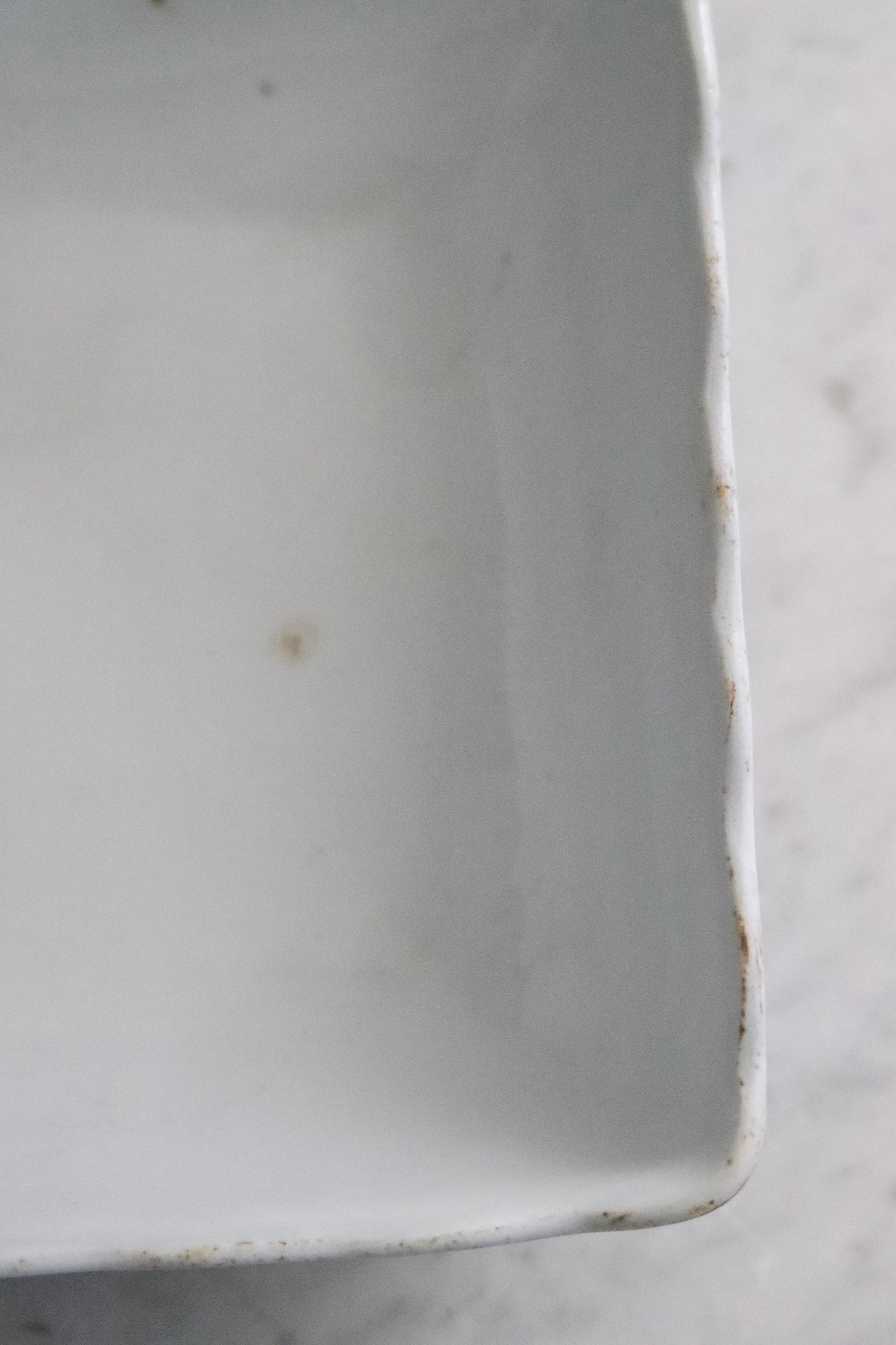 Antique Ironstone Ladyfinger Bowl