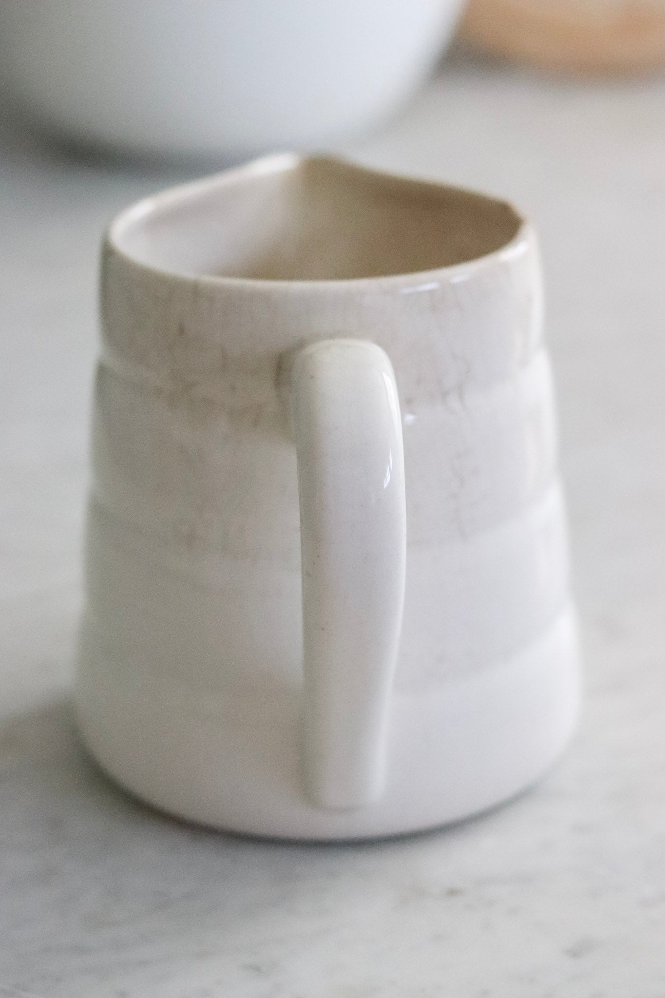 Vintage French Banded Pitcher
