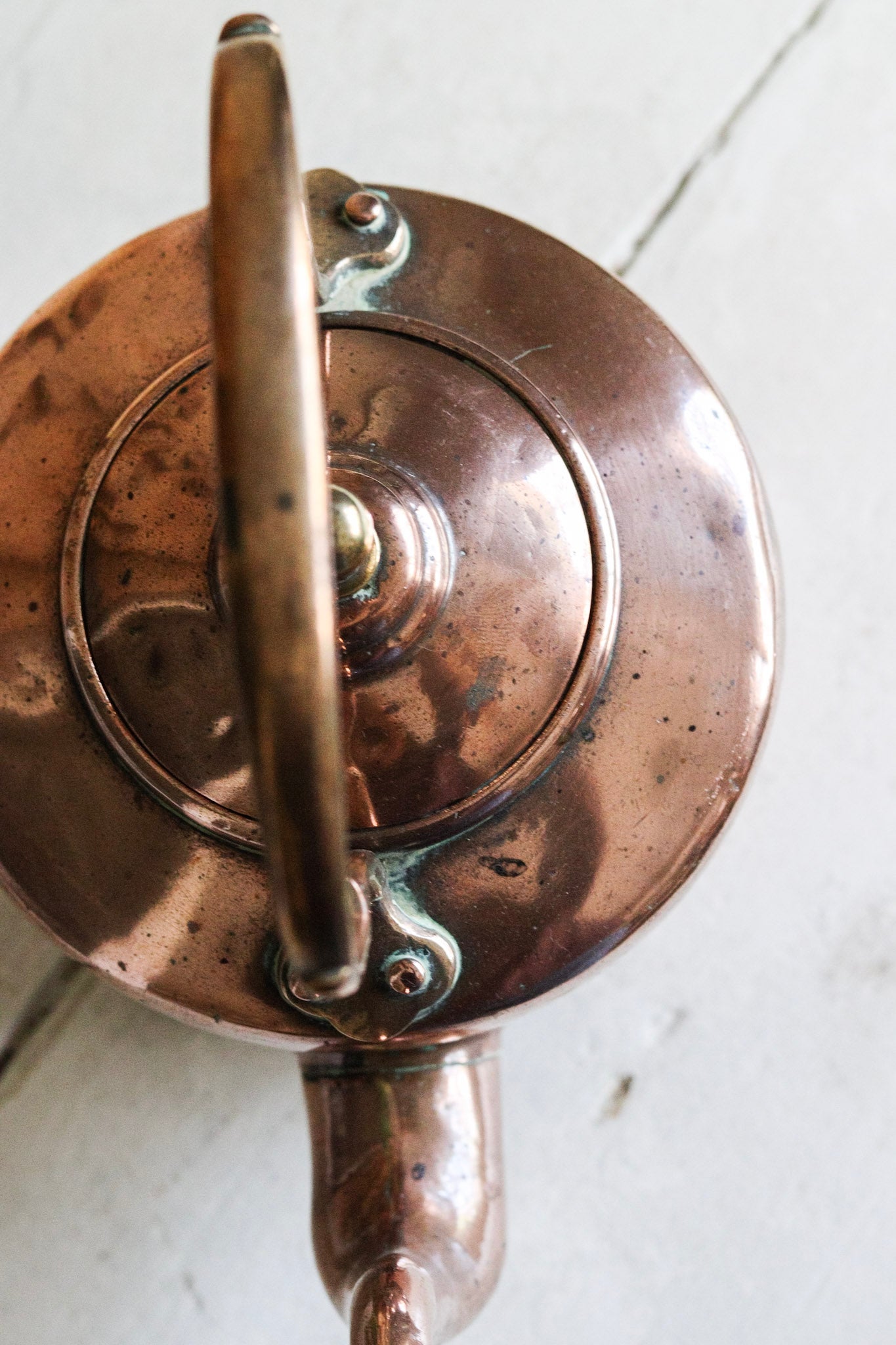 Antique English Copper Kettle