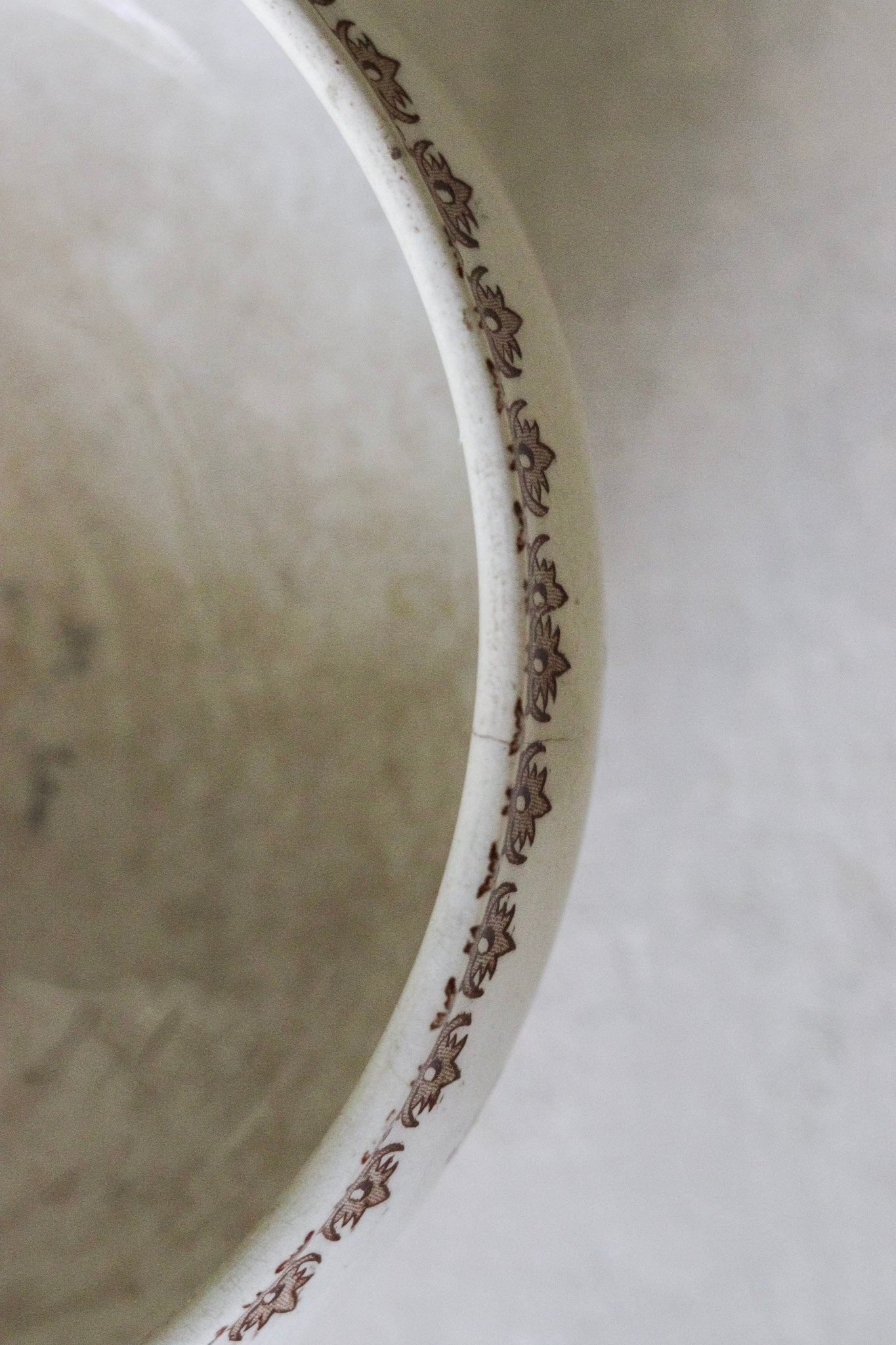 Antique French Transferware Tureen with Birds