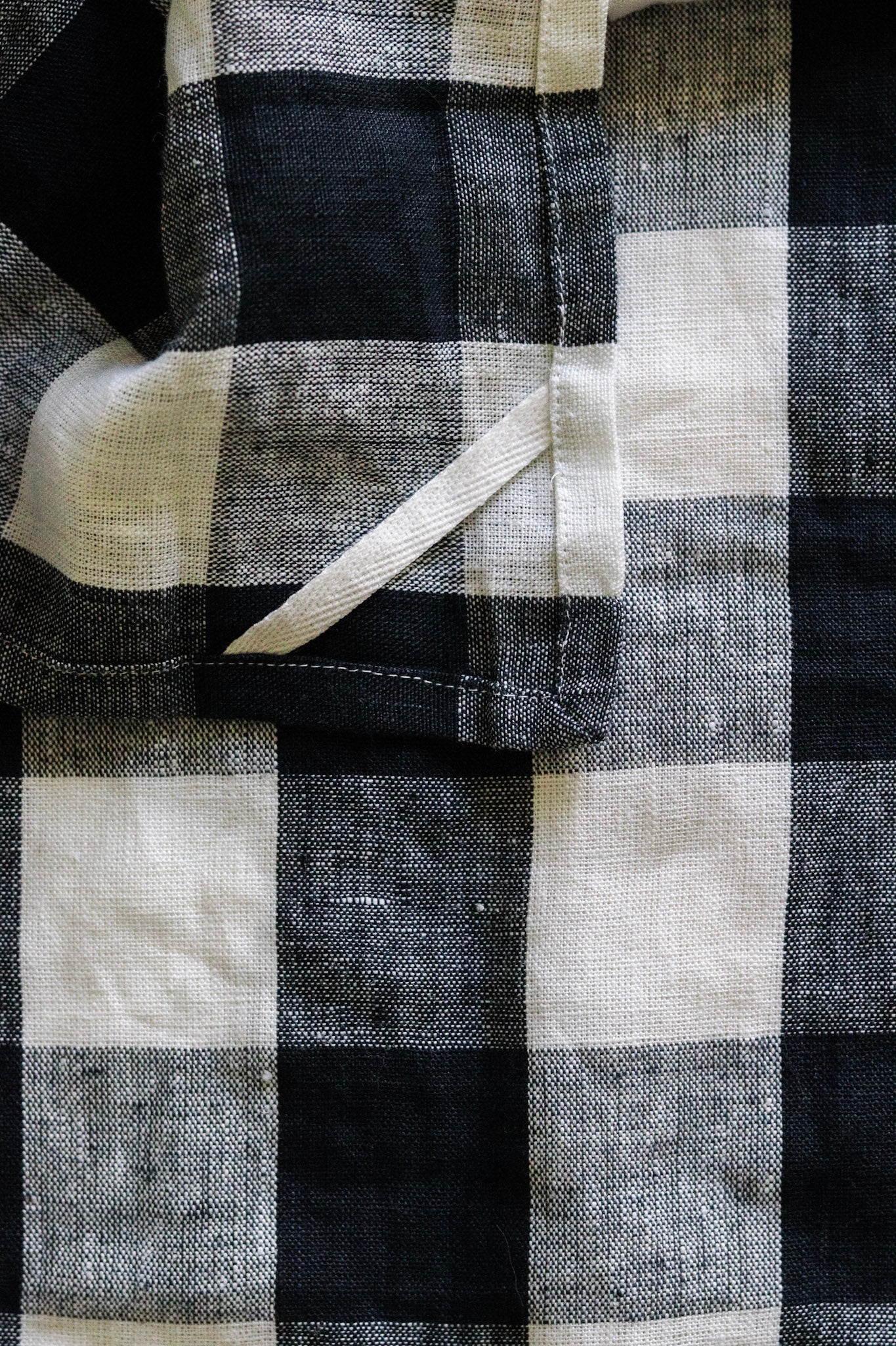 Gingham Linen Tea Towel
