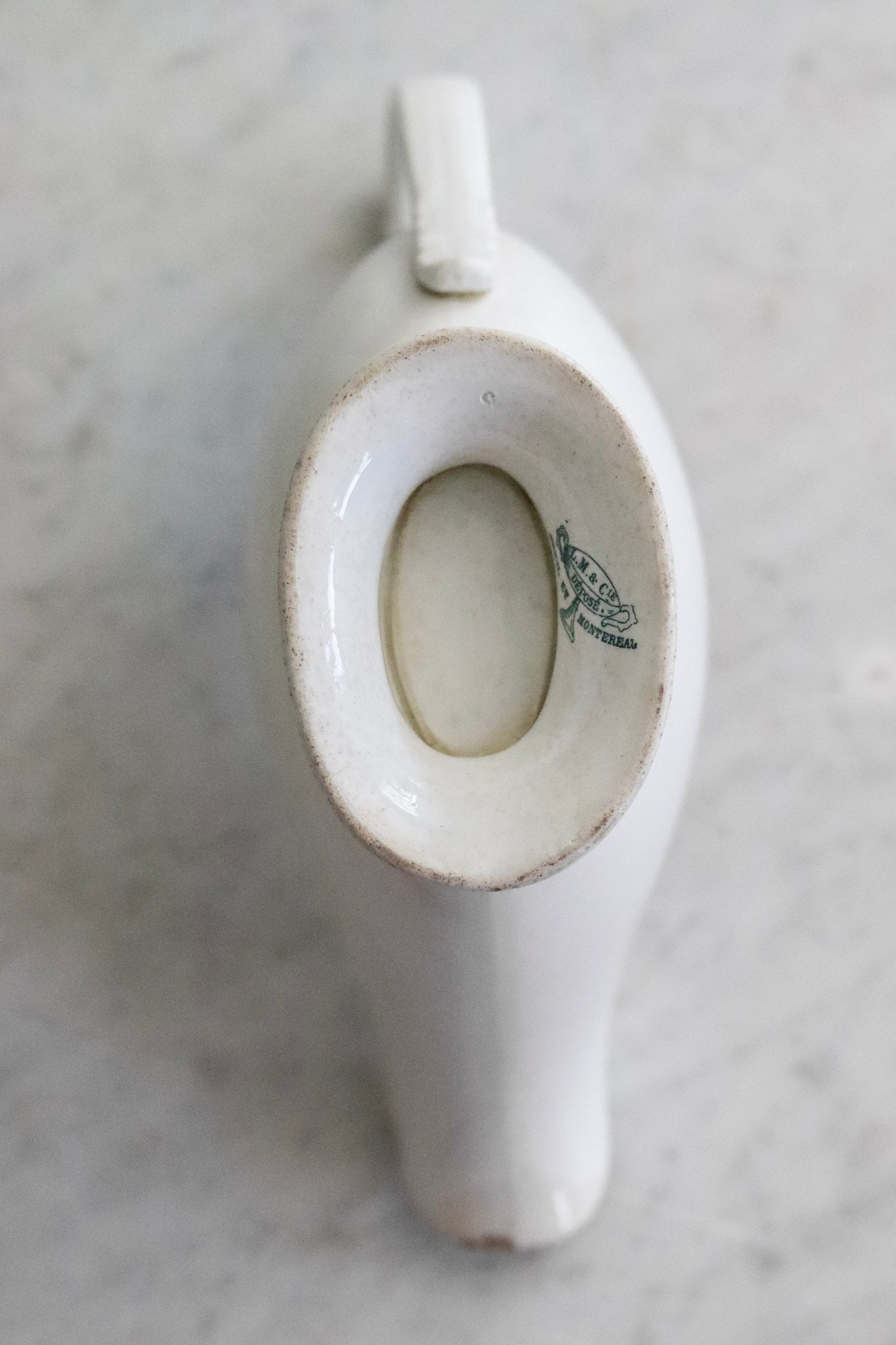 Antique French Ironstone Sauciér