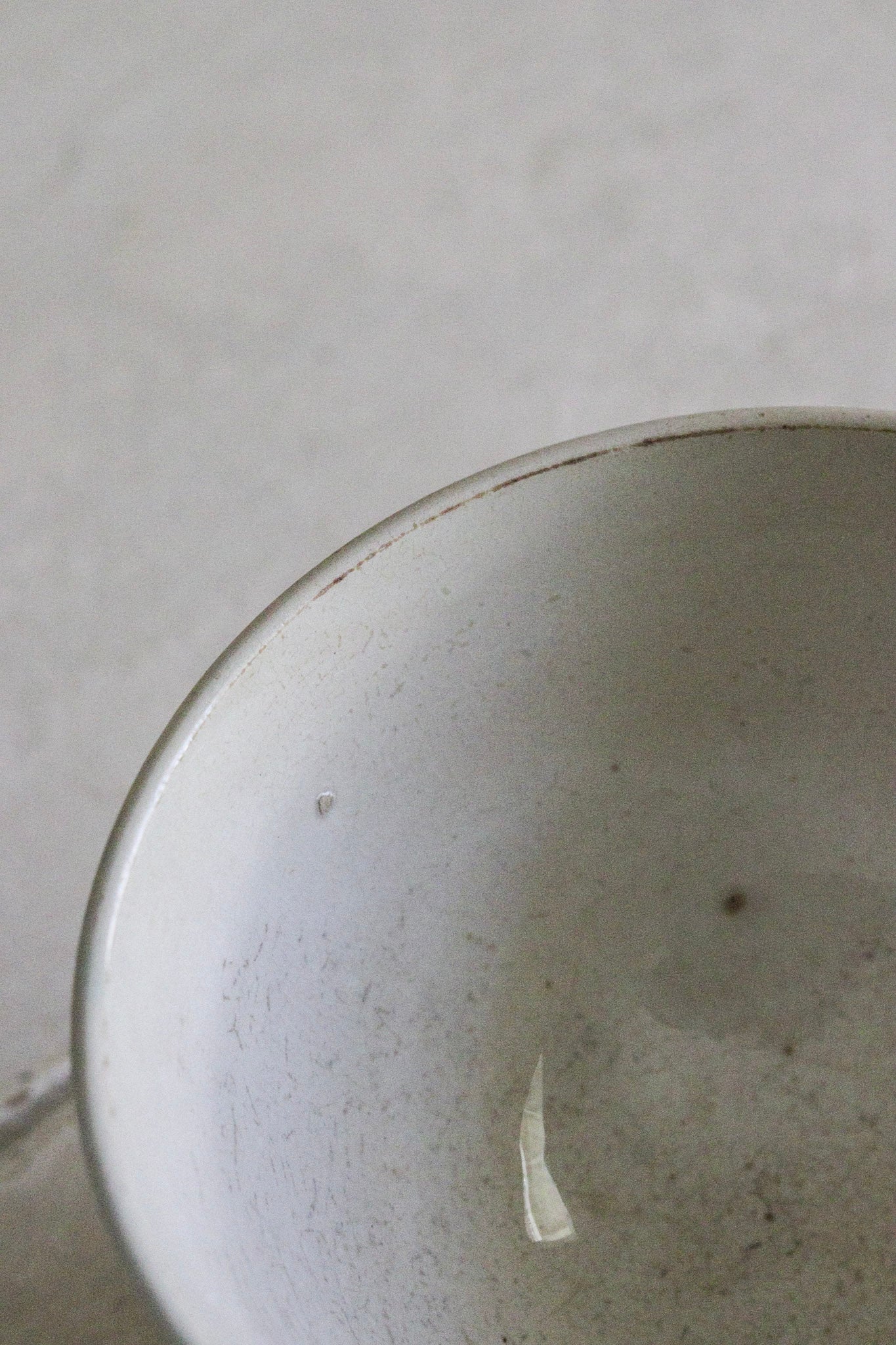 Antique French Ironstone Café Bowl
