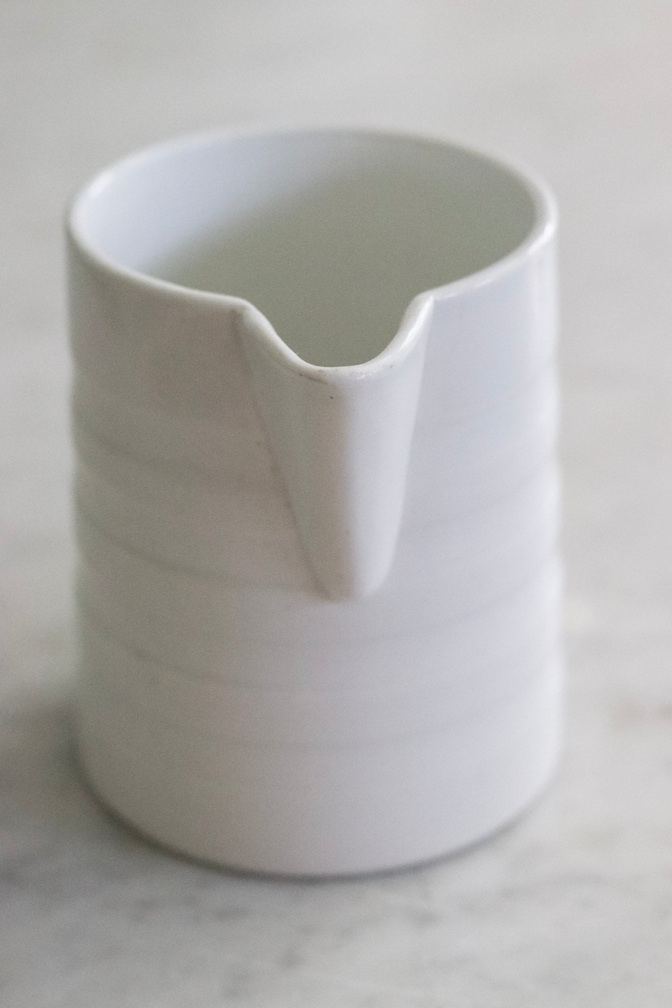 Vintage French Banded Pitcher