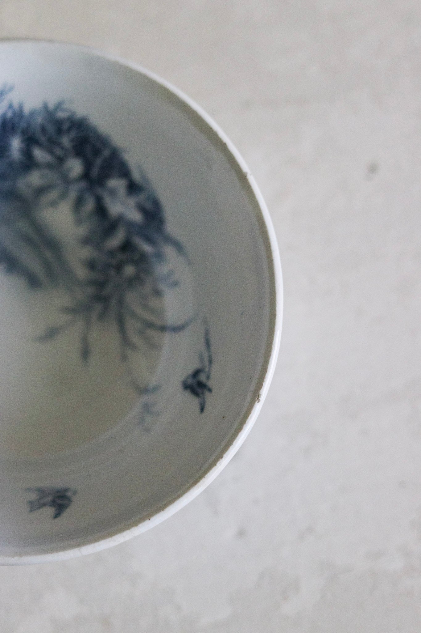 Antique French Dînette Set Transferware Salad Bowl