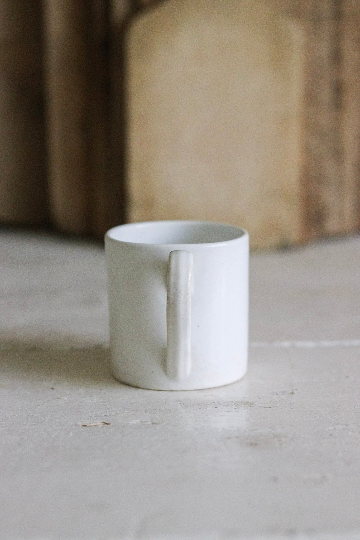 Antique French Ironstone Espresso Cup