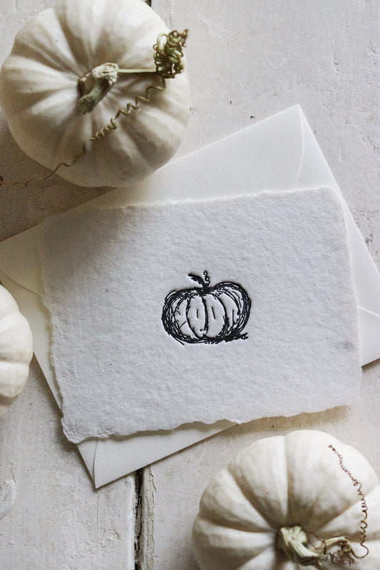 Pumpkin Notecard