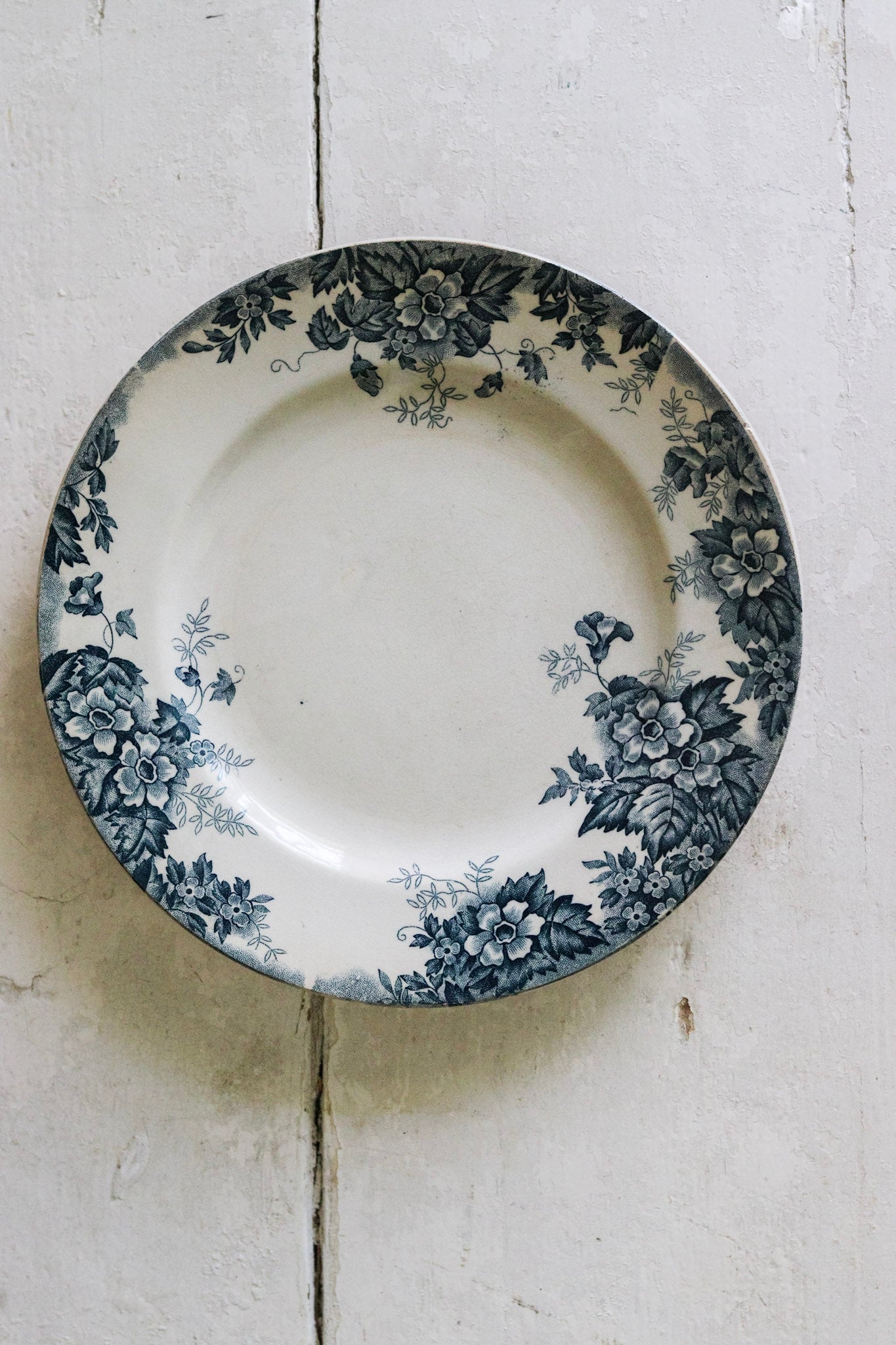 Antique French Transferware Plate - Marie Louise