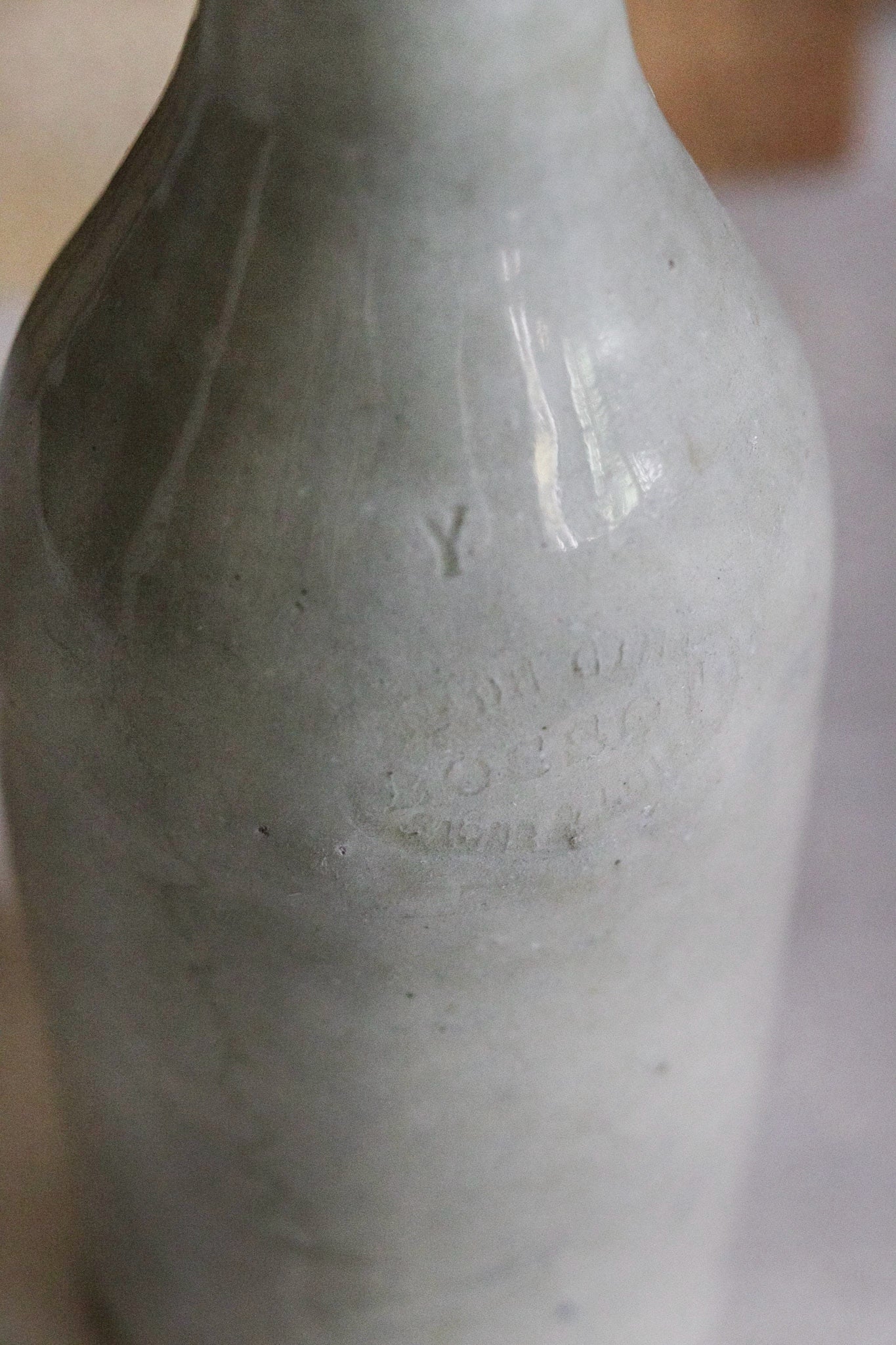 Vintage French Stoneware Bottle No.2