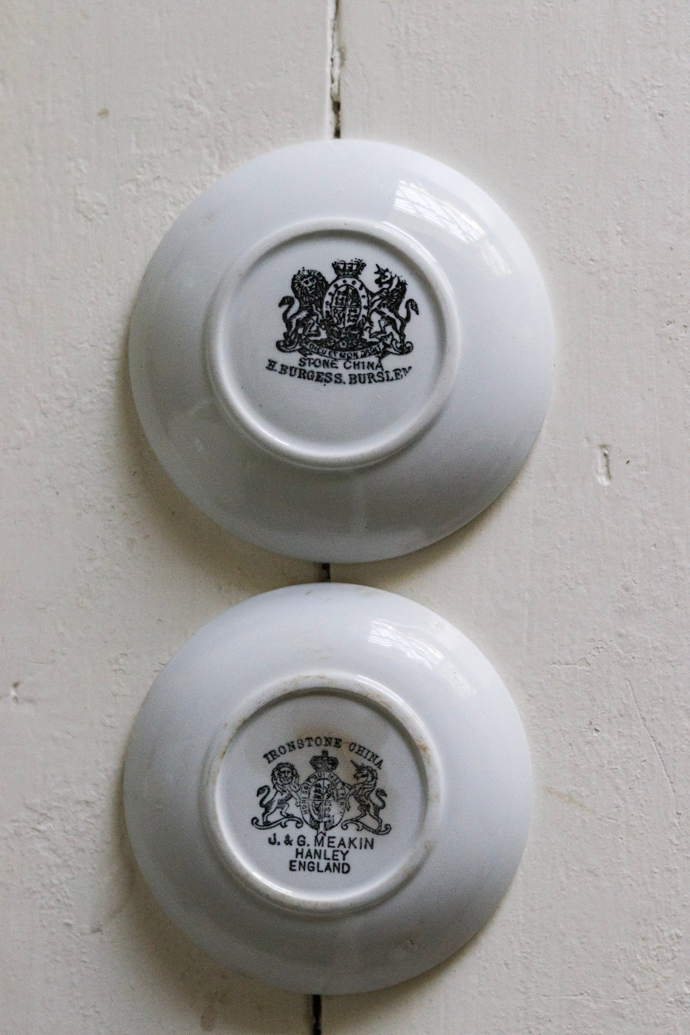 Antique Ironstone Fruit Plates - Set of Two