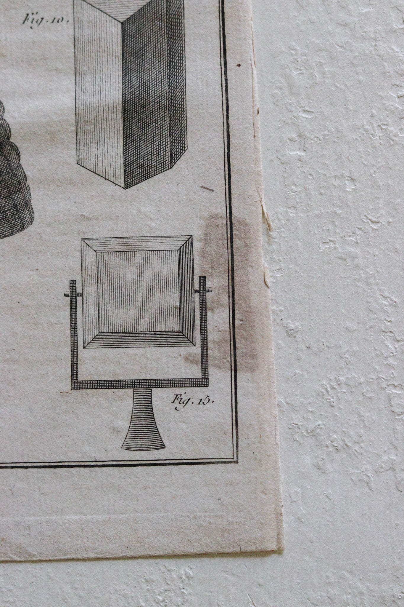 Antique French Bee, Bee Skep and Honeycomb Print