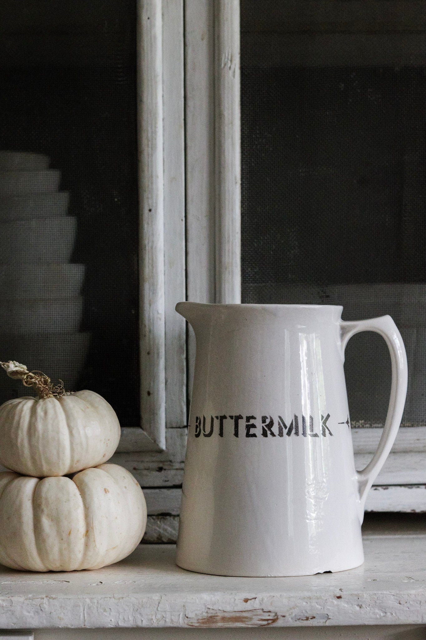 Vintage English Buttermilk Pitcher