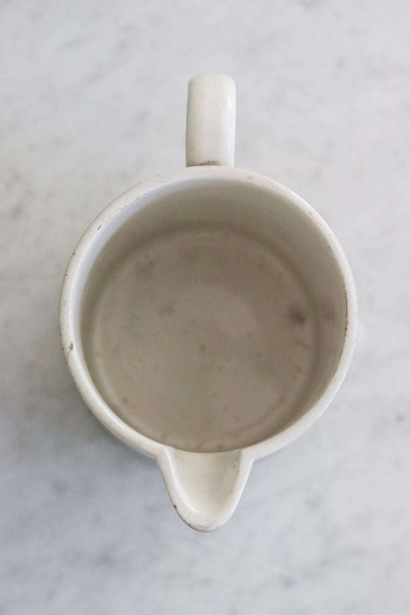 Antique French Banded Pitcher