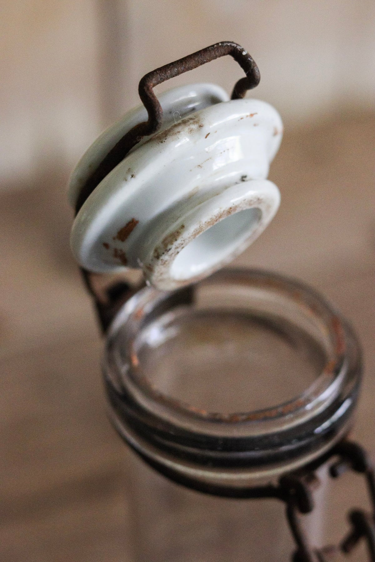 Petite French Bottle with Porcelain Top