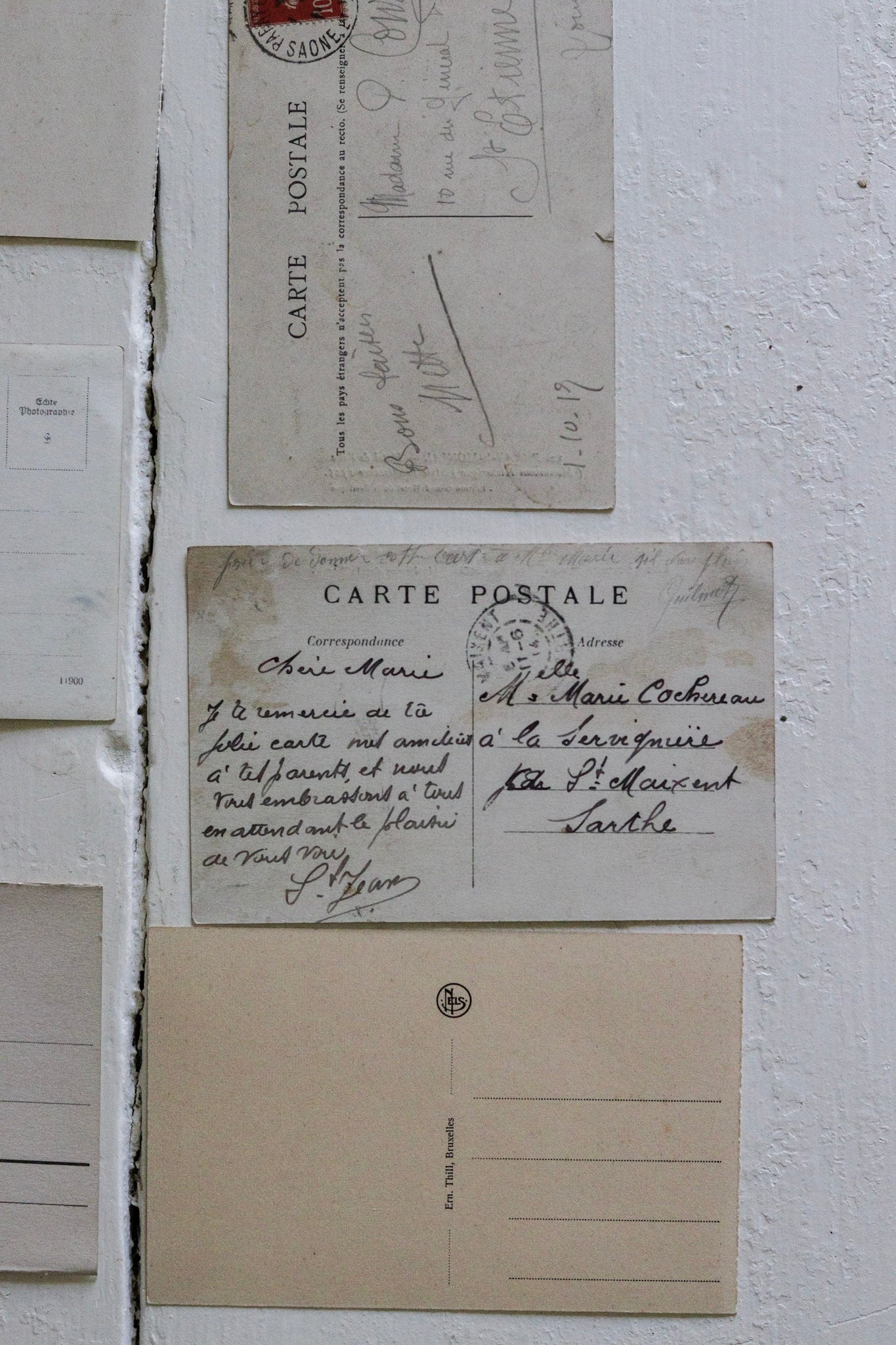 Six Vintage French Postcards - No.2