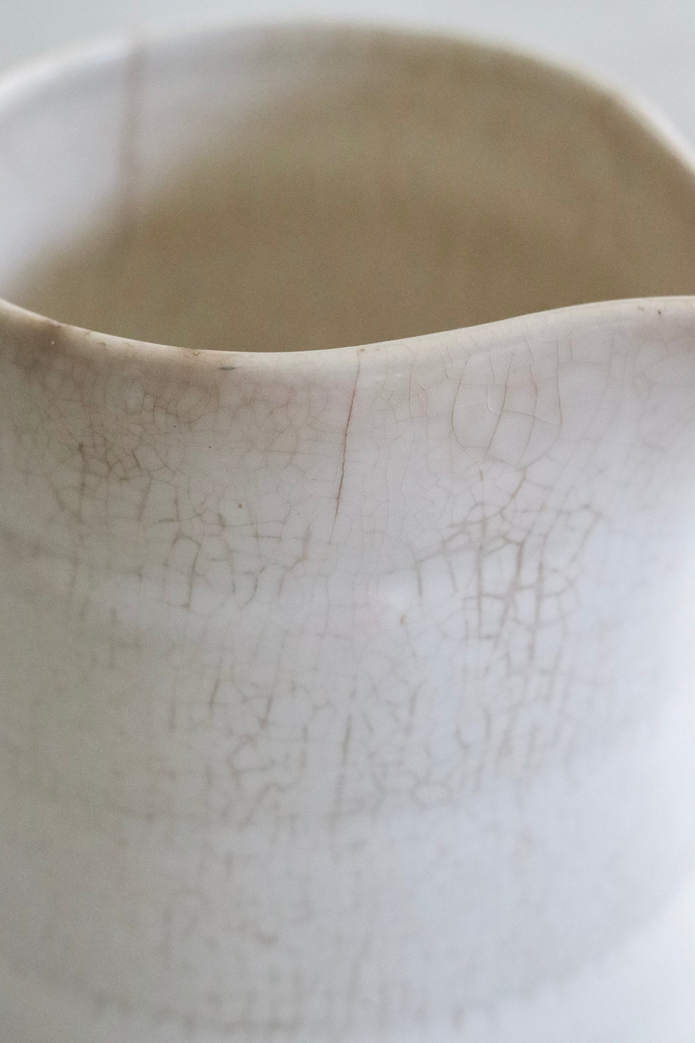 Vintage French Banded Pitcher