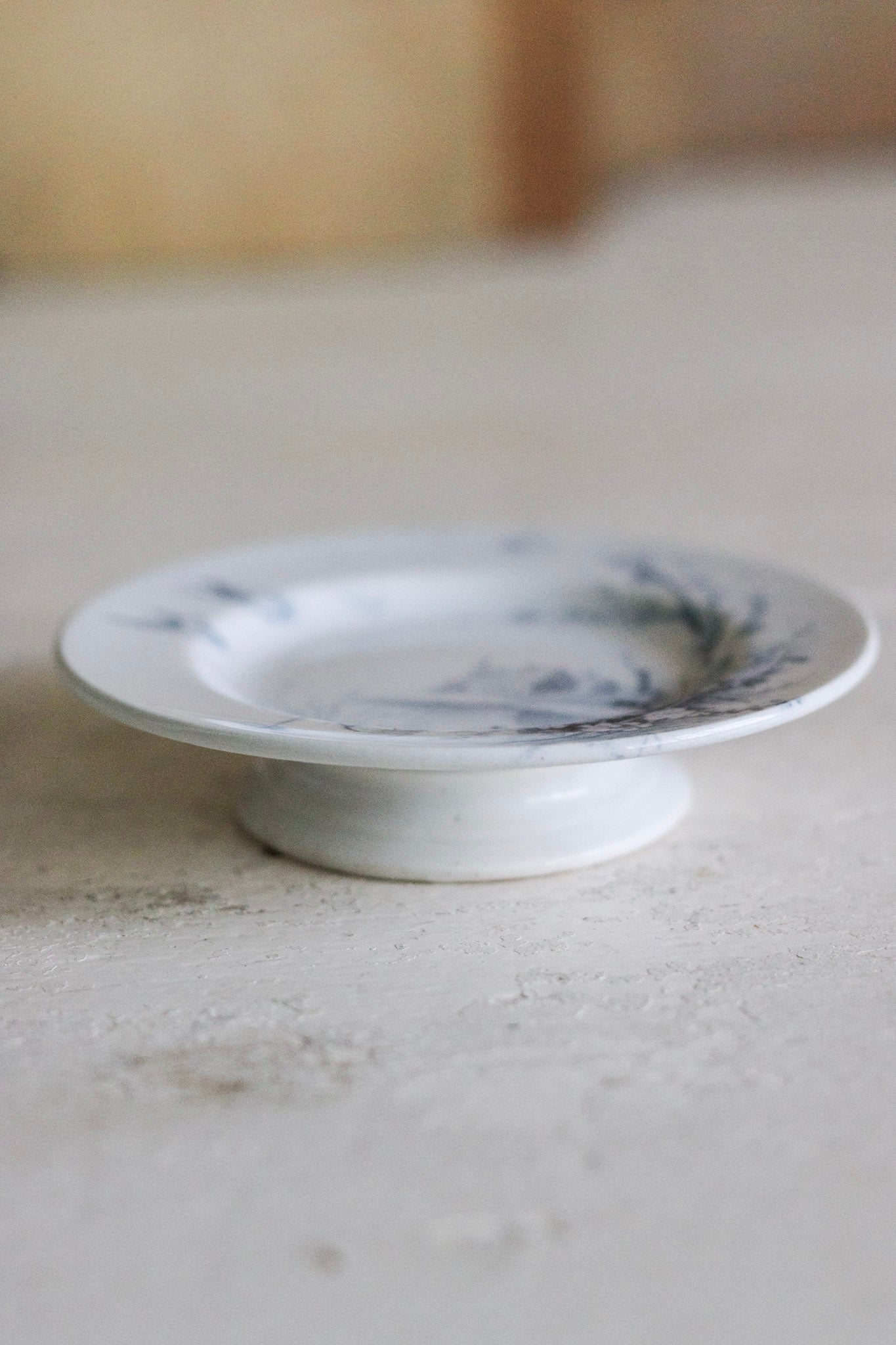 Antique French Dînette Set Transferware Cake Plate No. 2