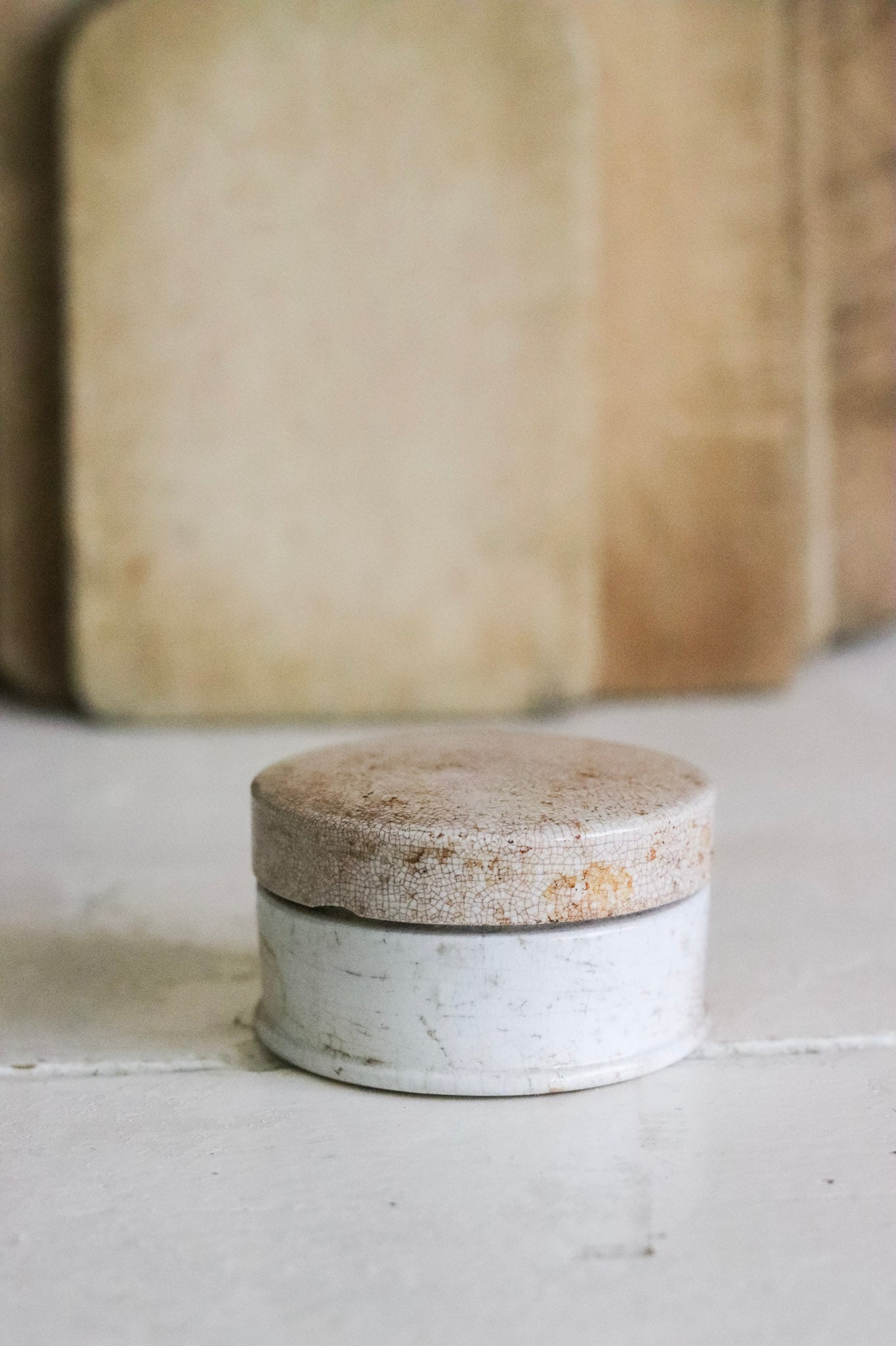 Antique English Lidded Pot