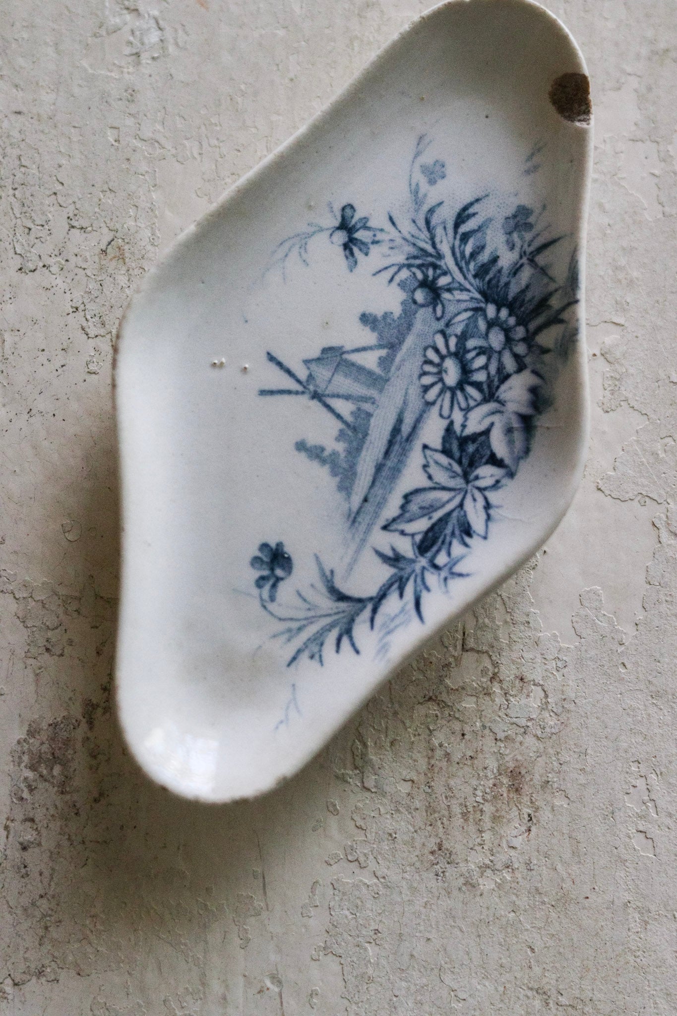 Antique French Dînette Set Transferware Ravier No. 1