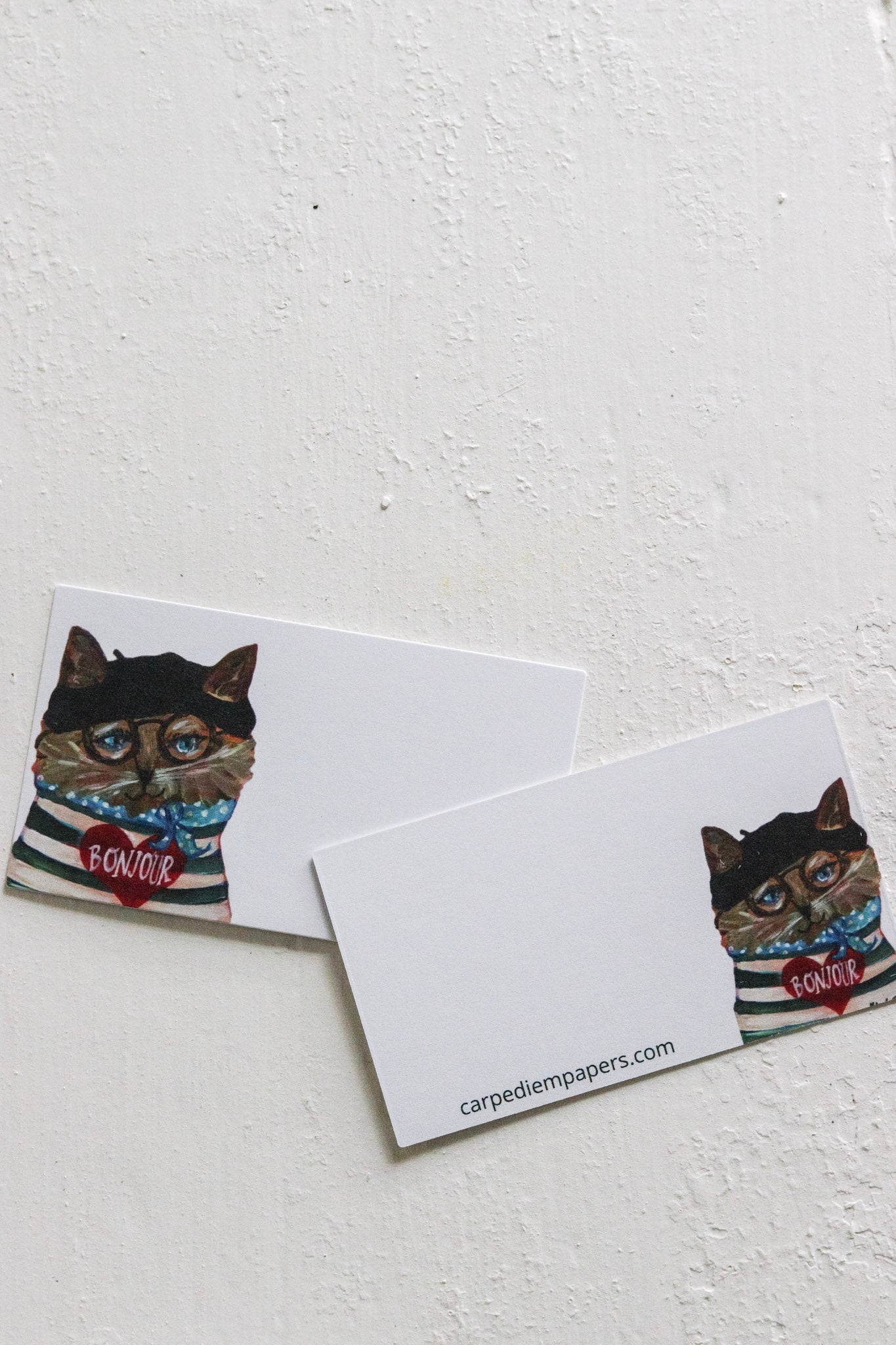 Bonjour Chat Calling Cards