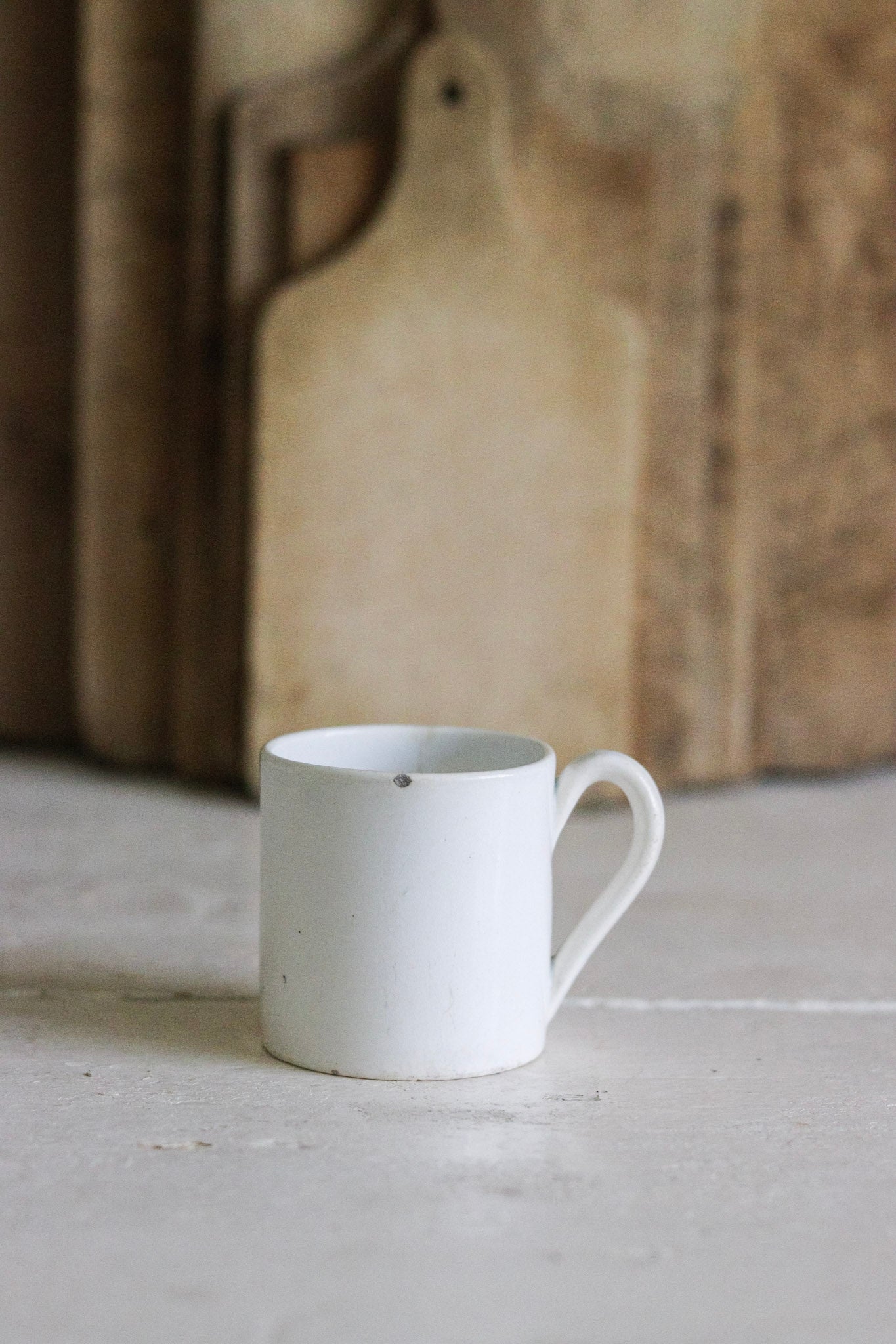 Antique French Ironstone Espresso Cup