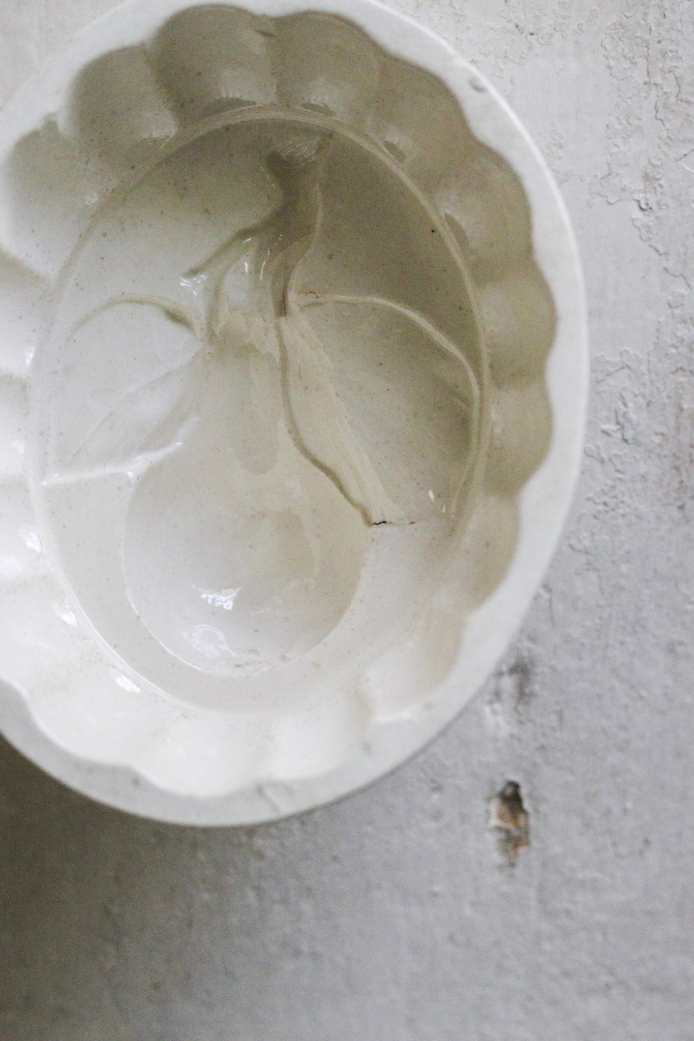 Petite Antique English Ironstone Jelly Mold