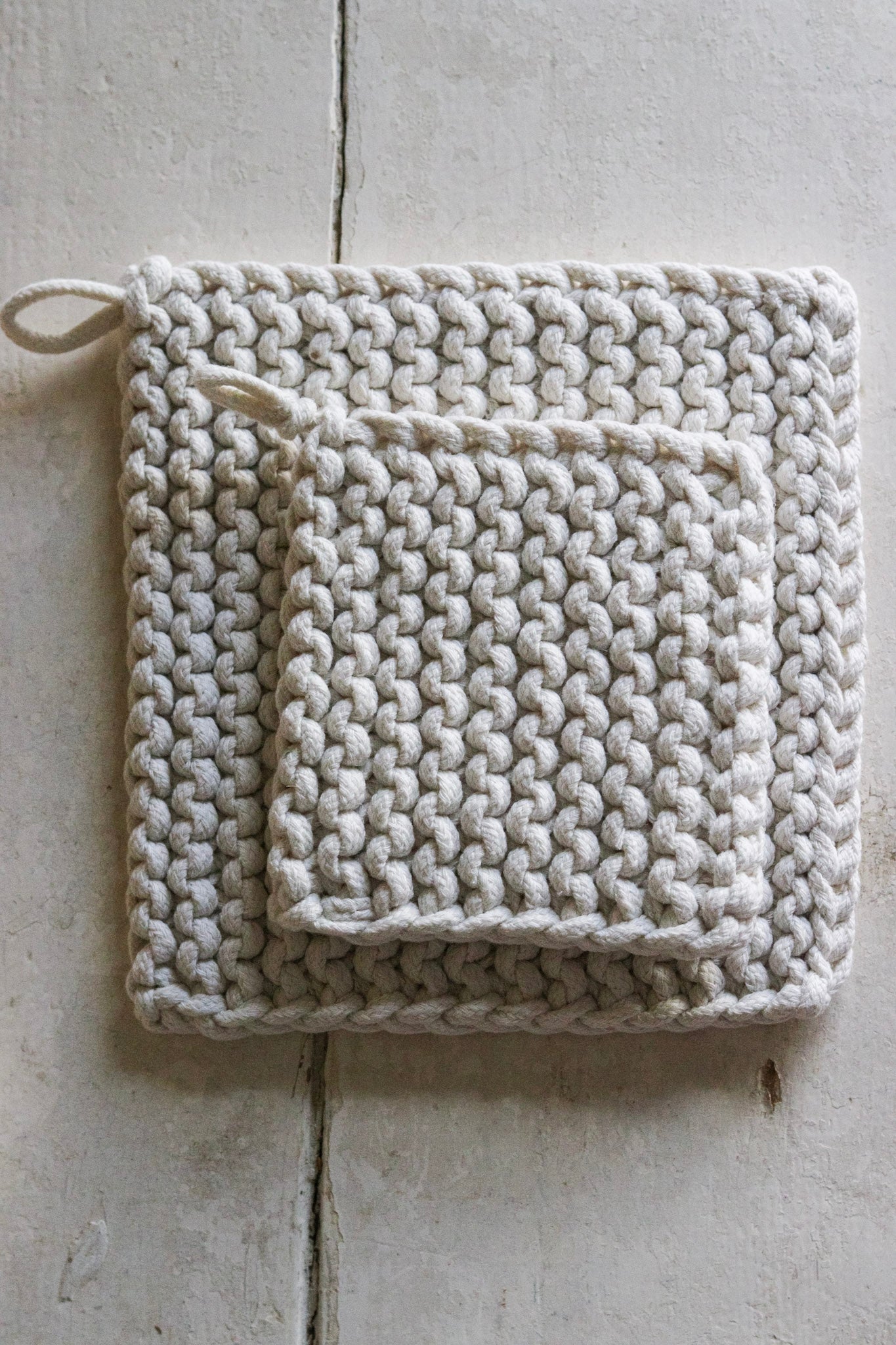 Cotton Crocheted Pot Holder