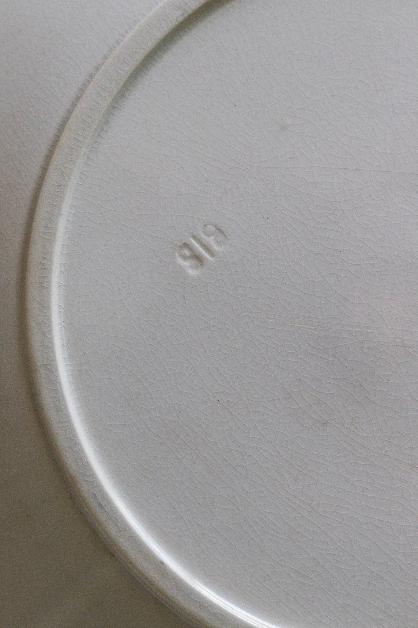 Antique French Transferware Plate