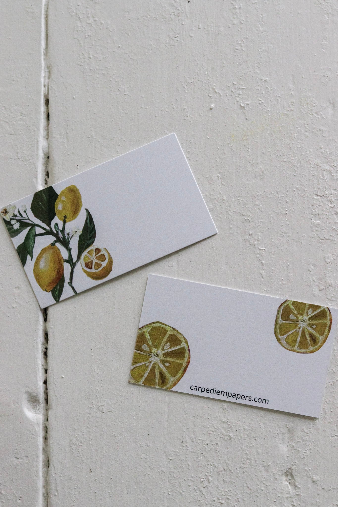 Lemon Branches Calling Cards