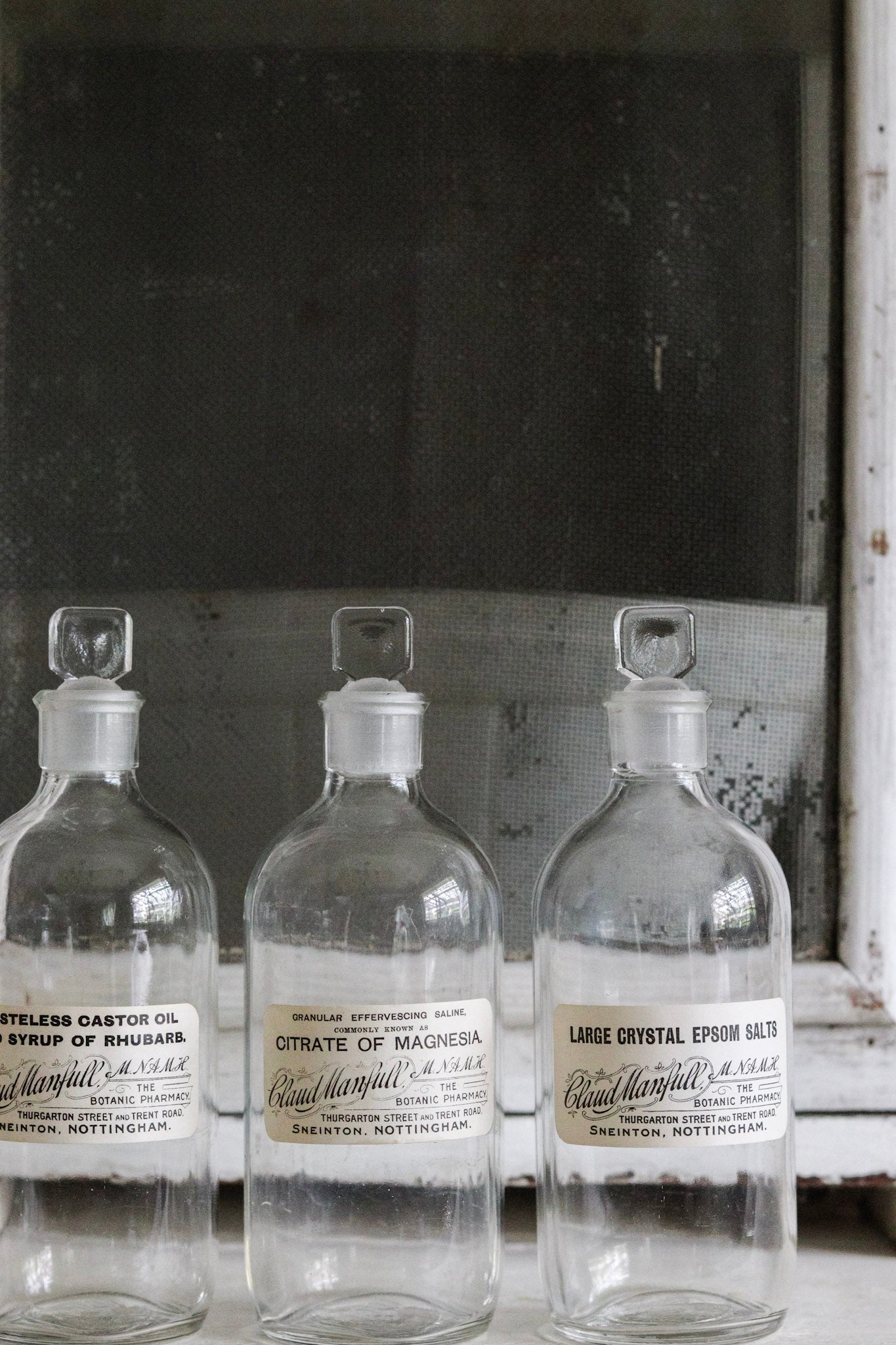 Vintage English Apothecary Bottle