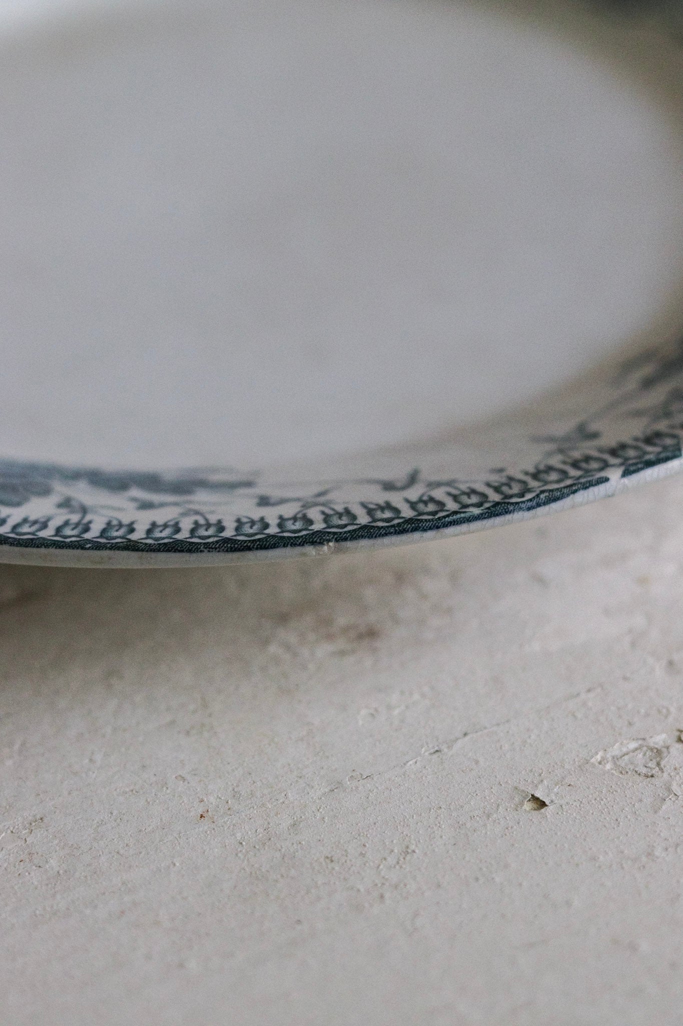 Antique French Transferware Plate