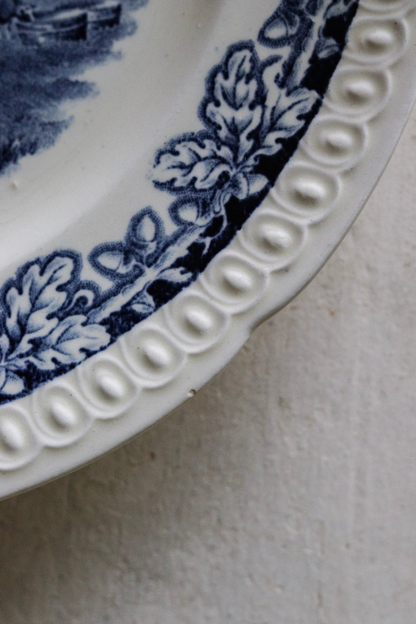 Vintage Dutch Transferware Plate - Dutch Farm No.3