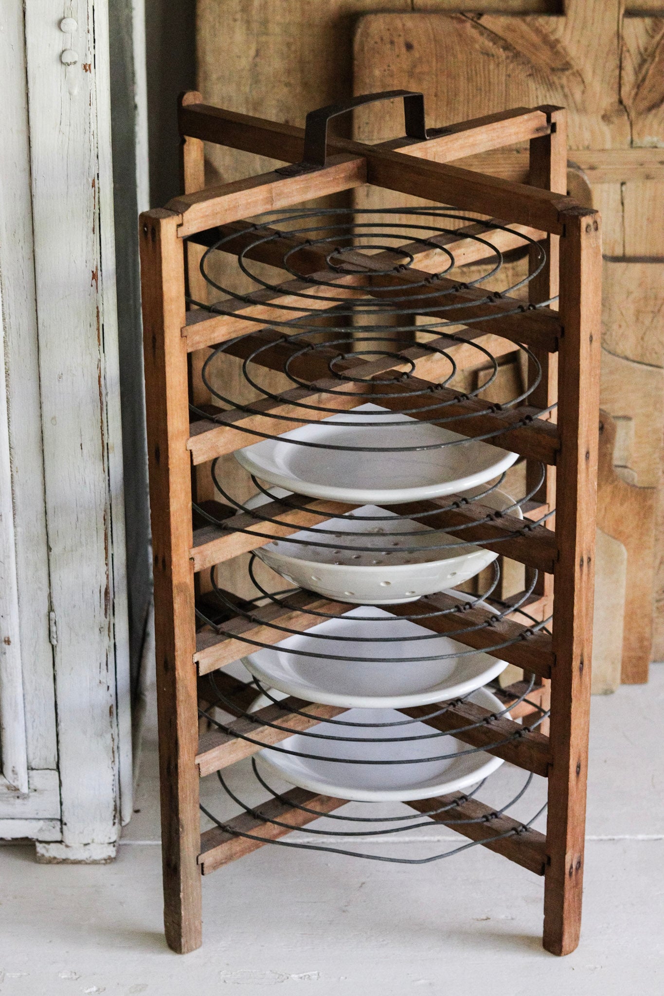 Antique French Tart Rack