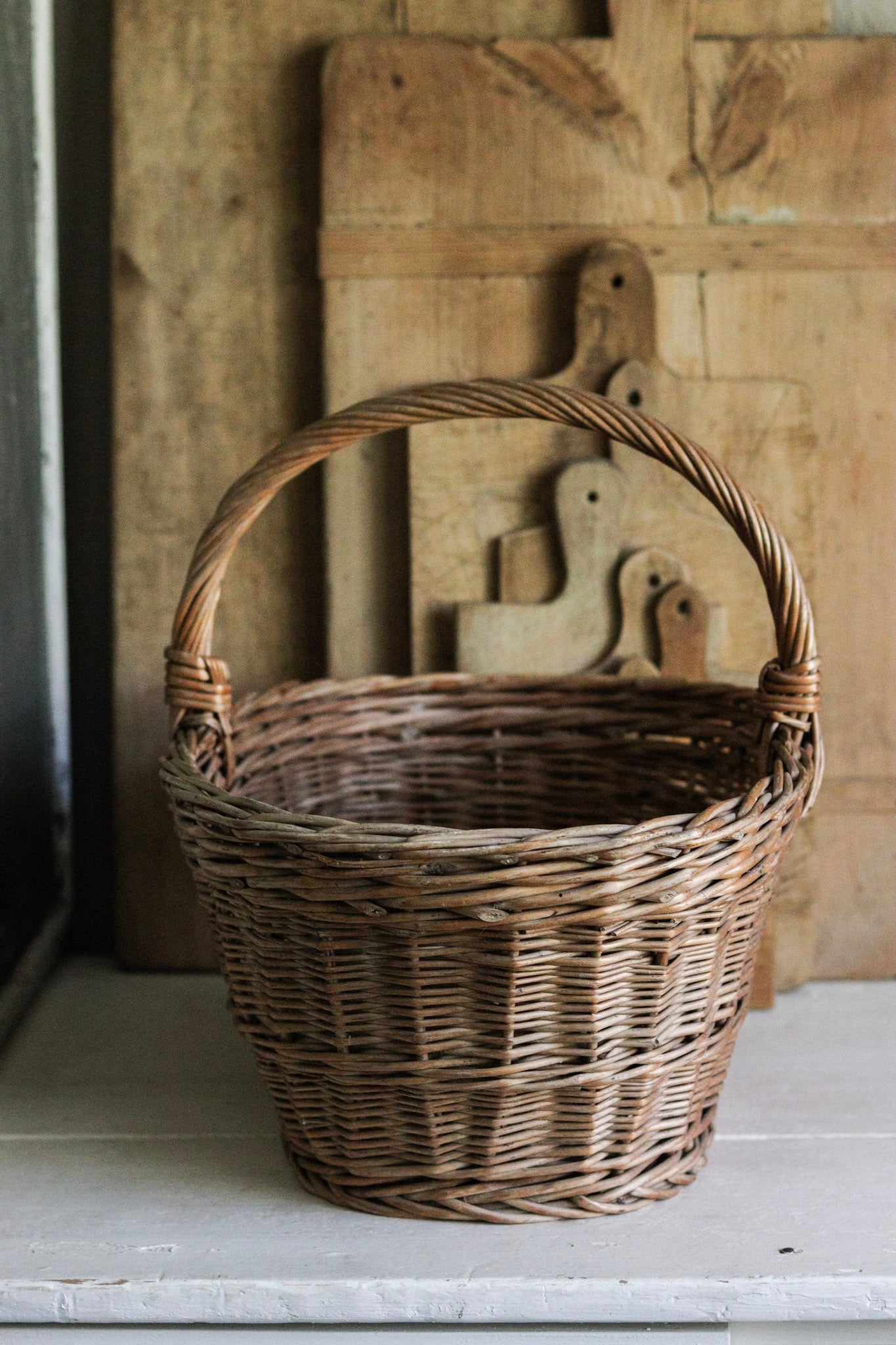 Vintage European Harvest Basket