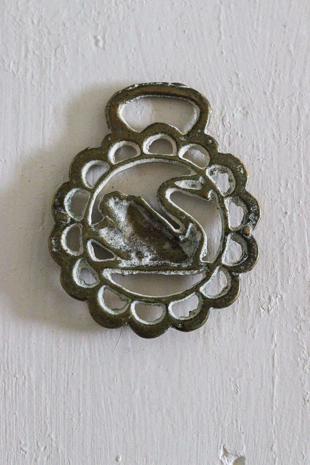 English Horse Brass - Swan