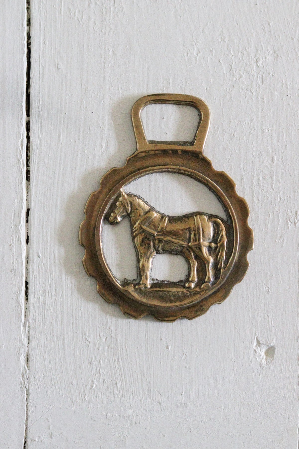 English Horse Brass - Horse