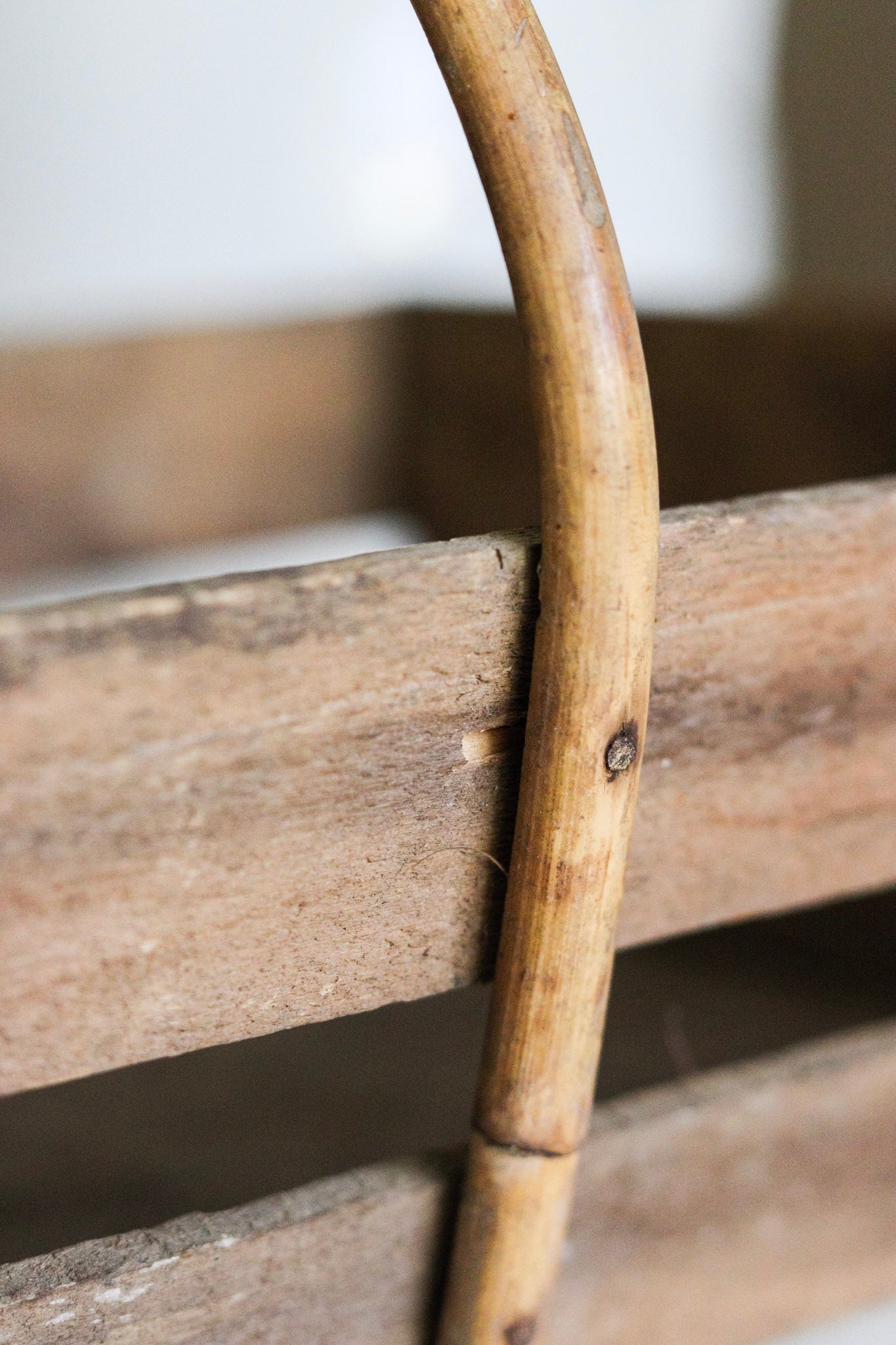 Rustic Vintage French Trug No.1