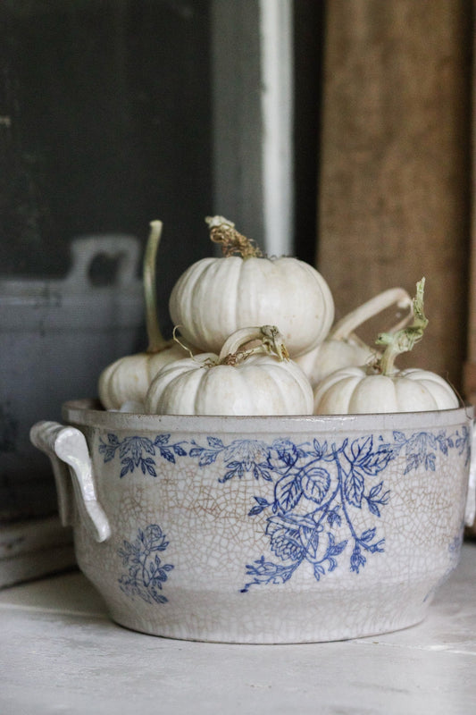 Large Vintage French Saint Uze Style Tureen
