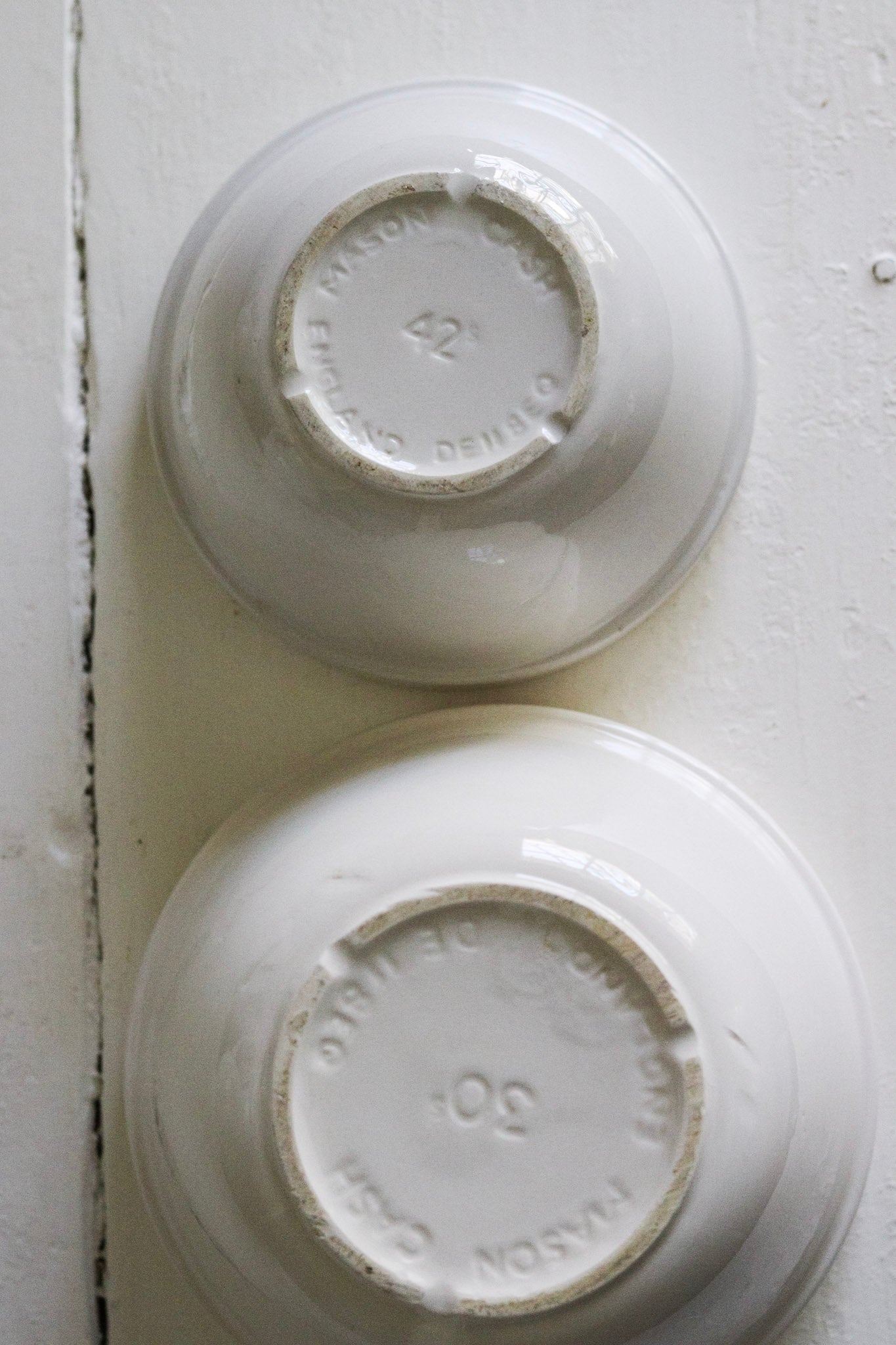 Pair of Vintage English Pudding Bowls No.5