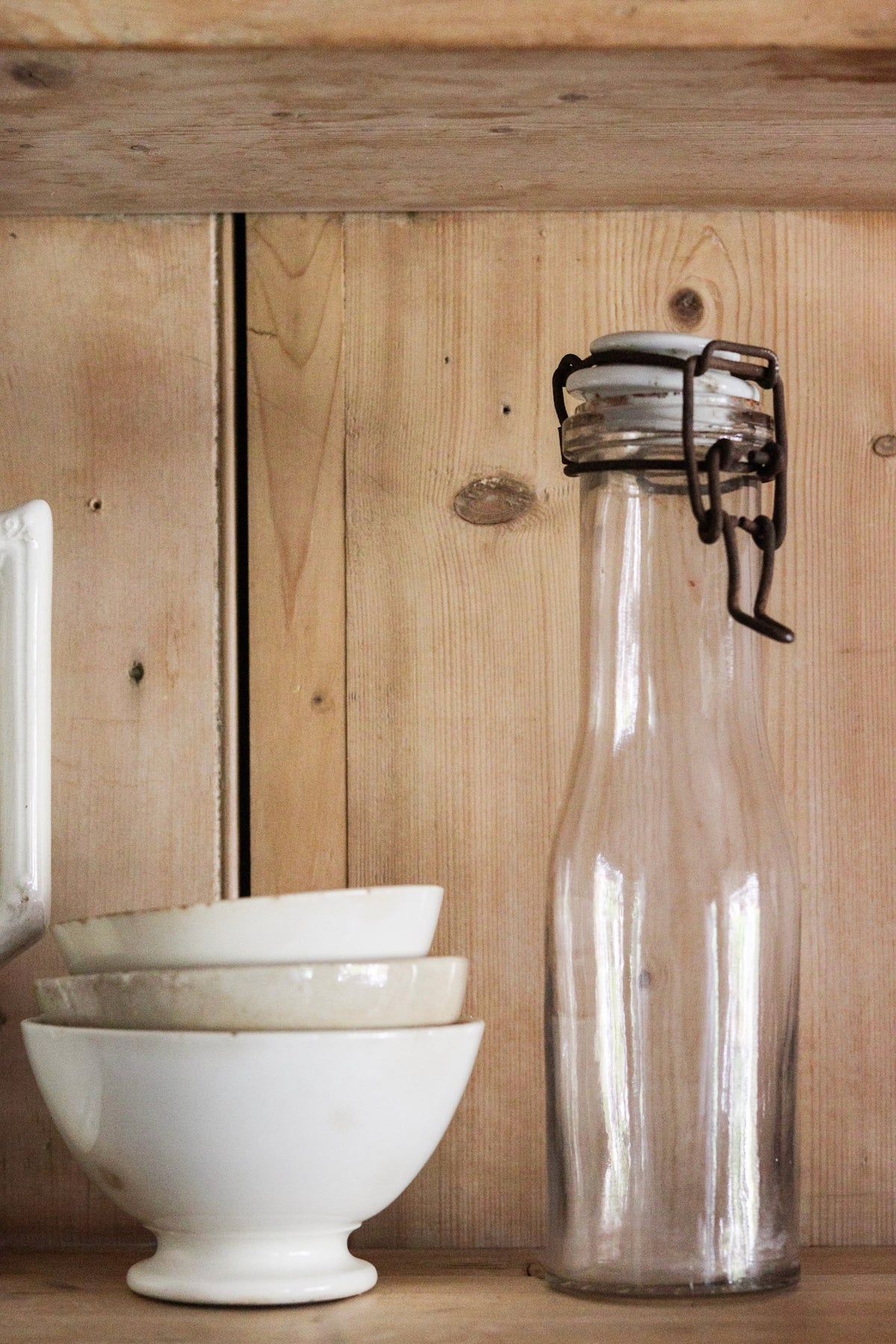 Petite French Bottle with Porcelain Top