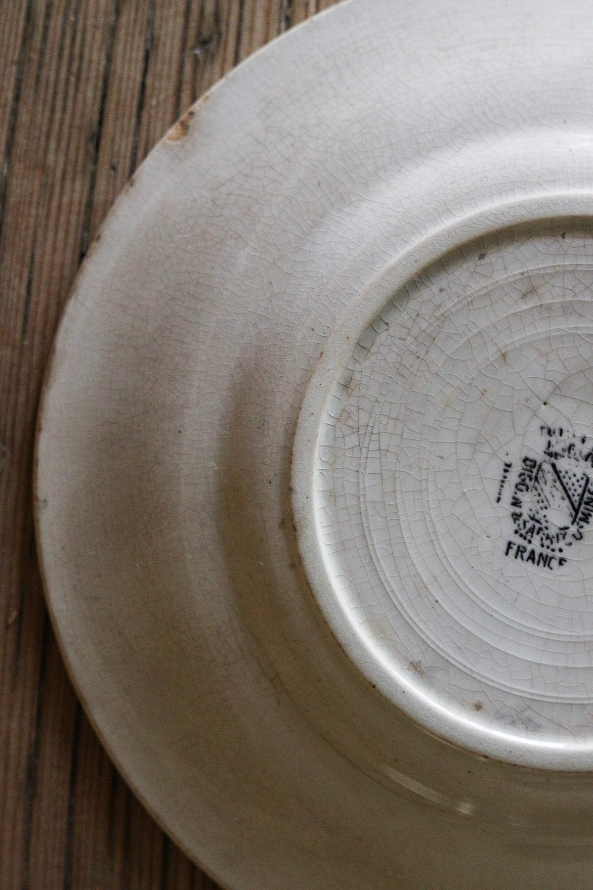 Antique French Transferware Plate